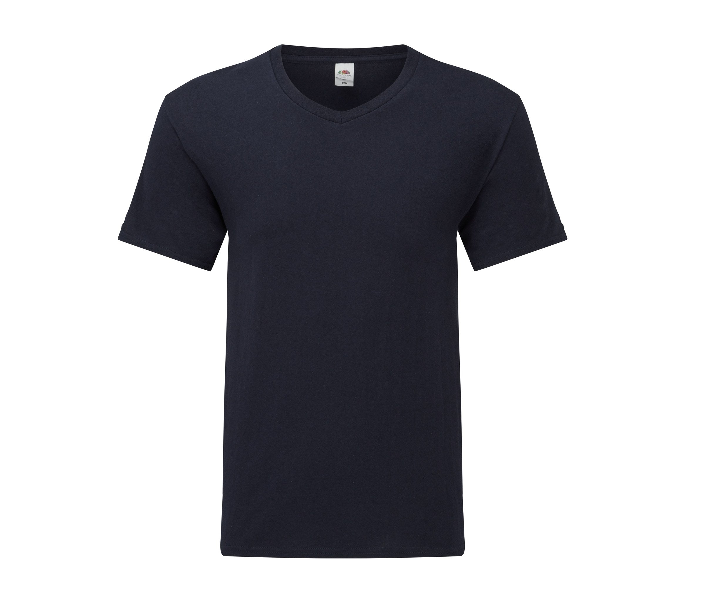 Camiseta Iconic 150 V-neck Fruit of the Loom SC154 en color deep navy