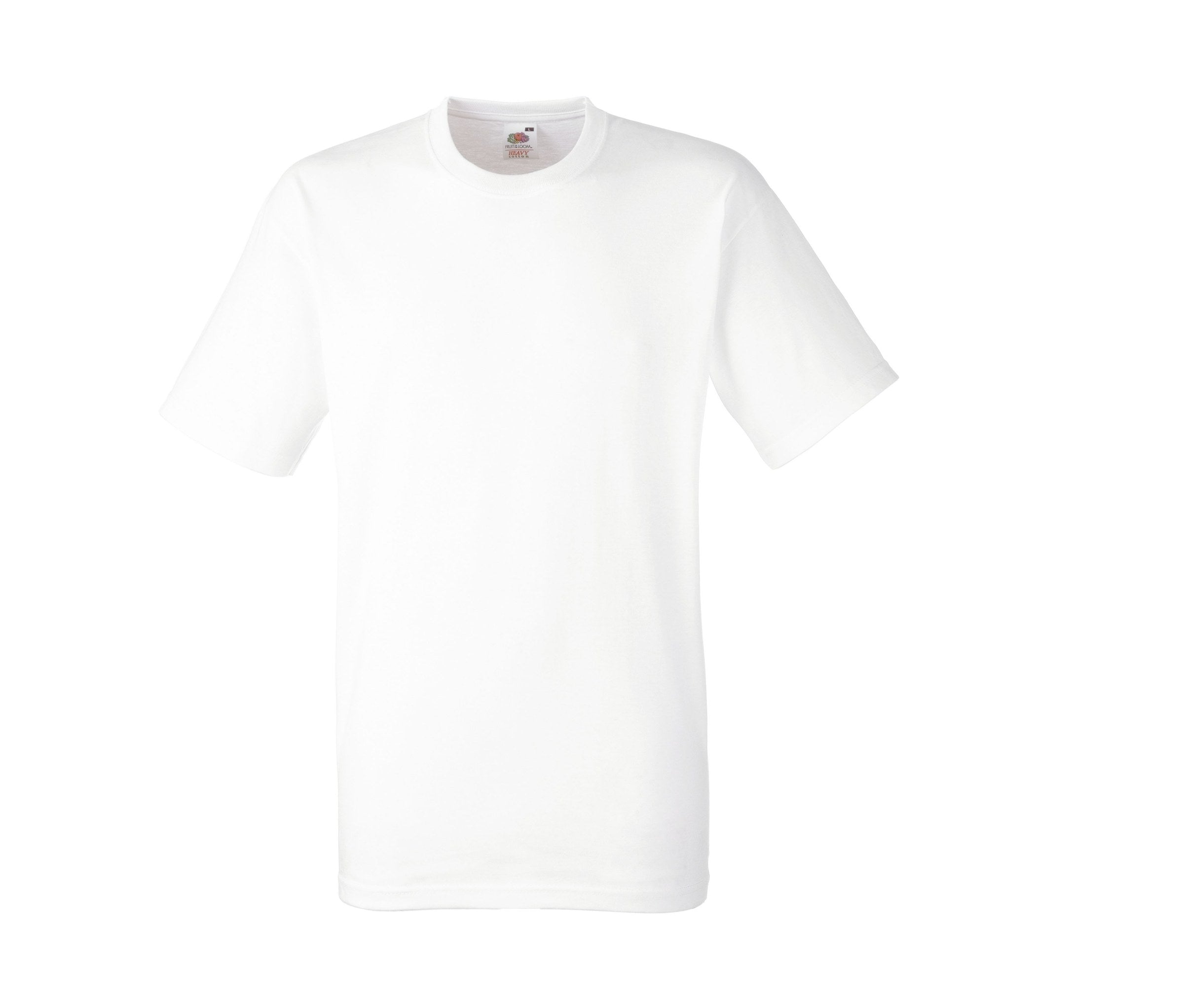 Camiseta Heavy Fruit of the Loom SC190 en color blanco