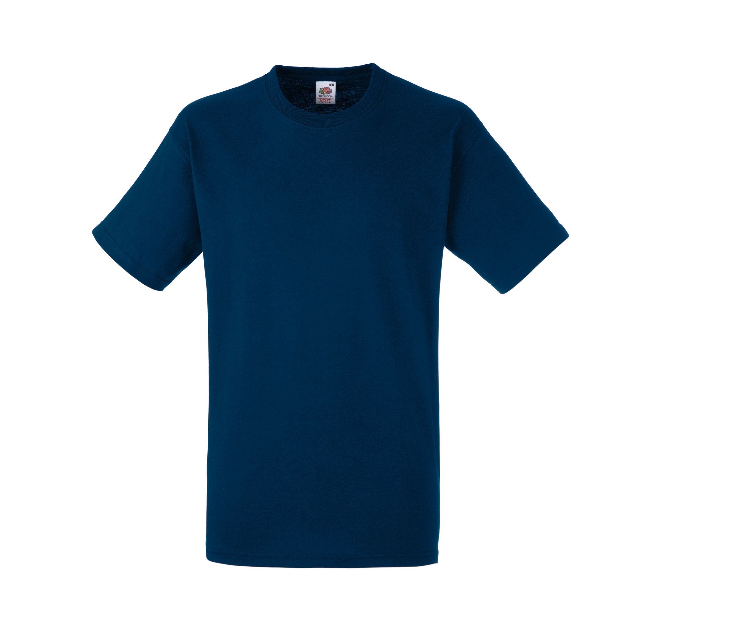 Camiseta Heavy Fruit of the Loom SC190 en color navy