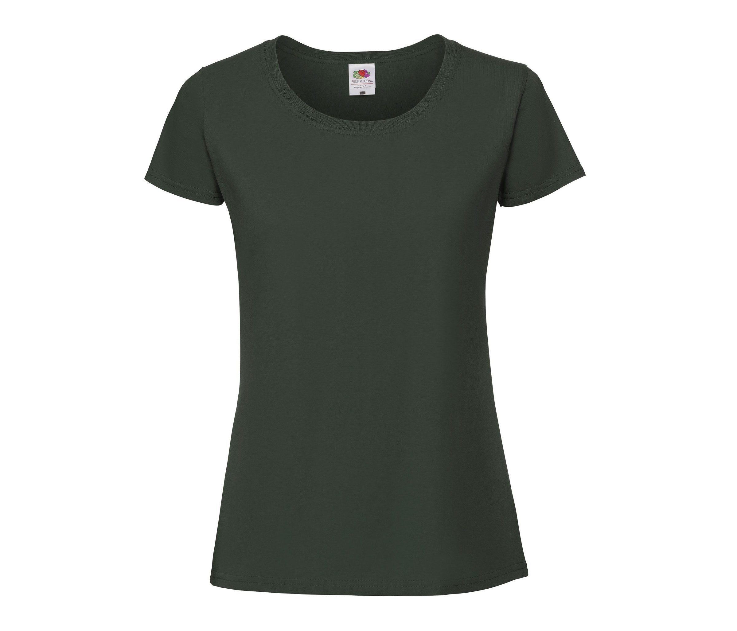 Camiseta Ladies Iconic 195 Ringspun Premium Fruit of the Loom SC200L en color bottle green