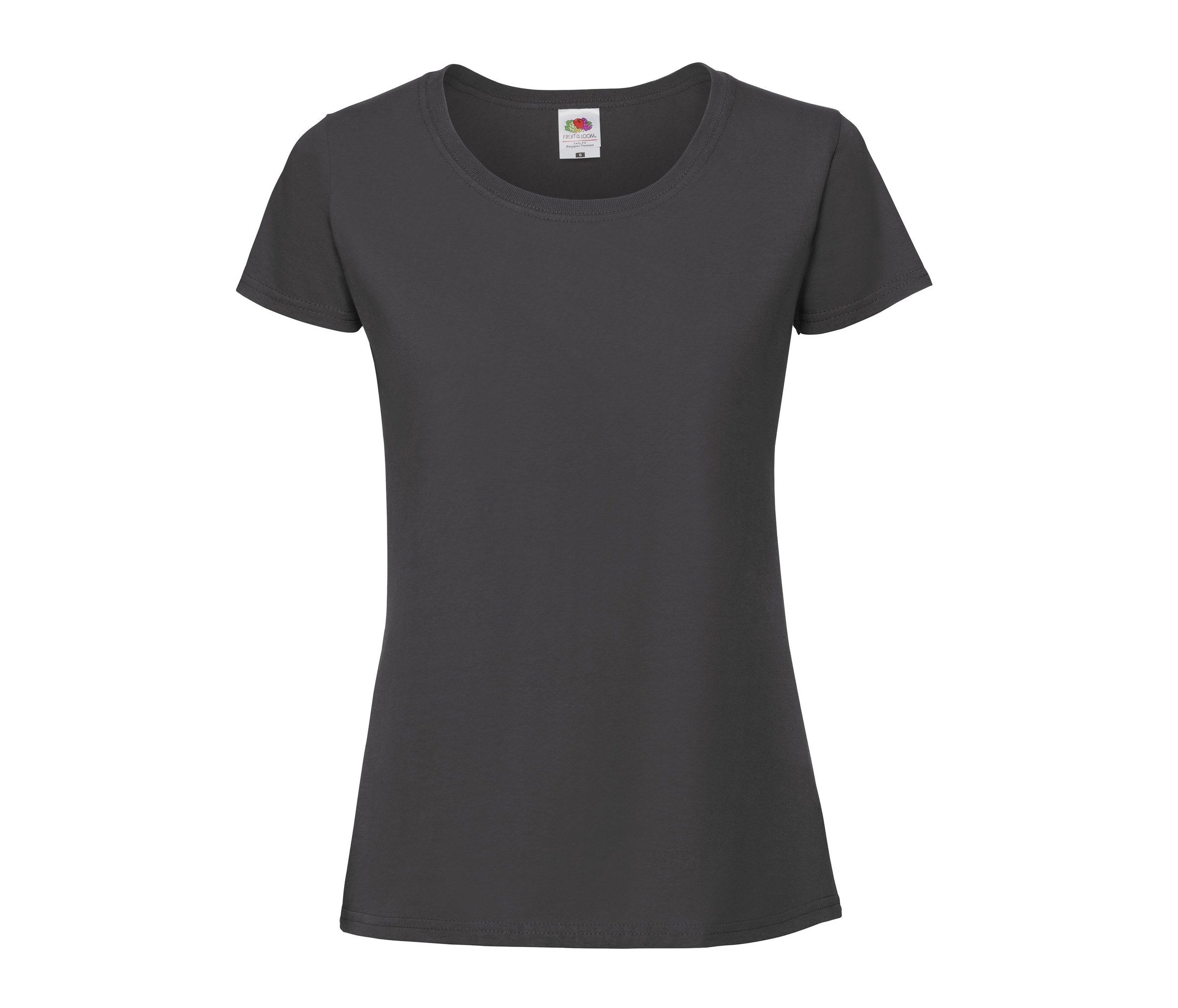 Camiseta Ladies Iconic 195 Ringspun Premium Fruit of the Loom SC200L en color graphite grey