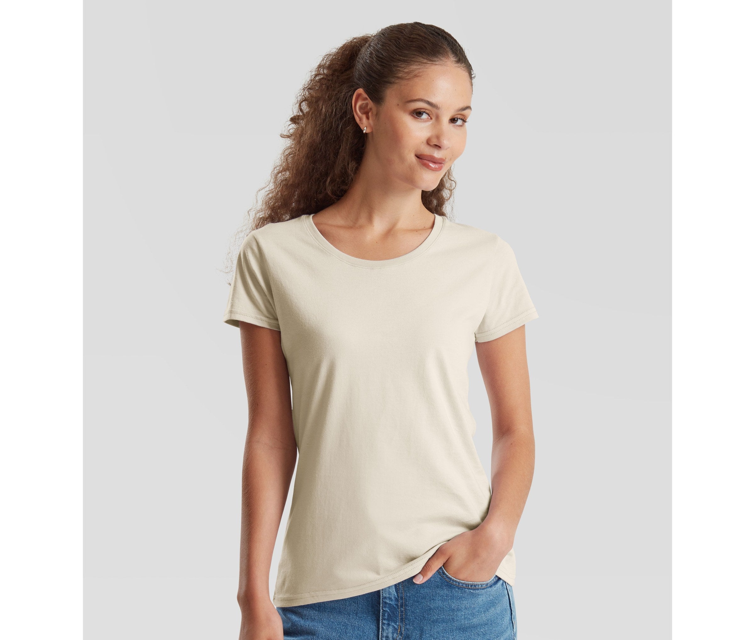 Camiseta Ladies Iconic 195 Ringspun Premium - Fruit of the Loom SC200L