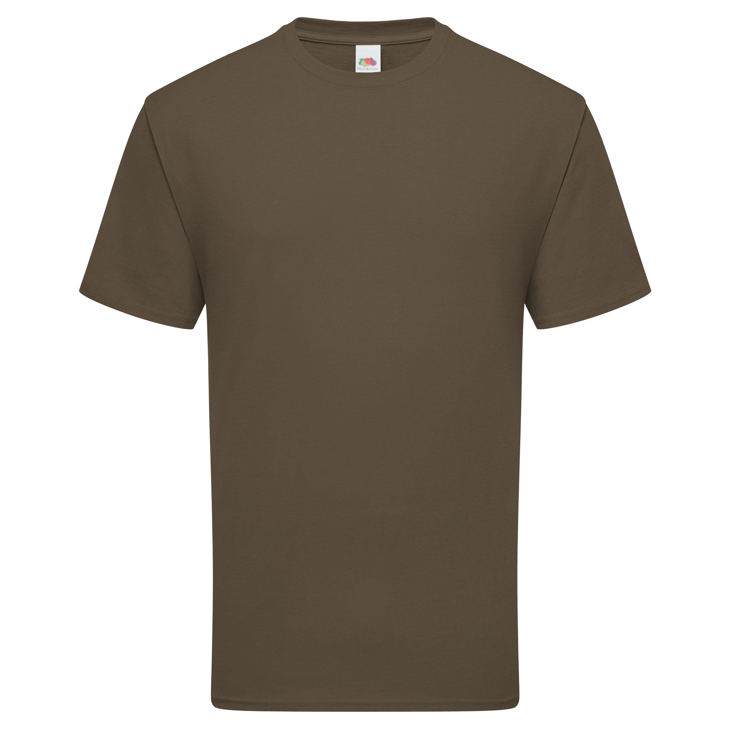 Camiseta Iconic 195 Fruit of the Loom SC200 en color truffle