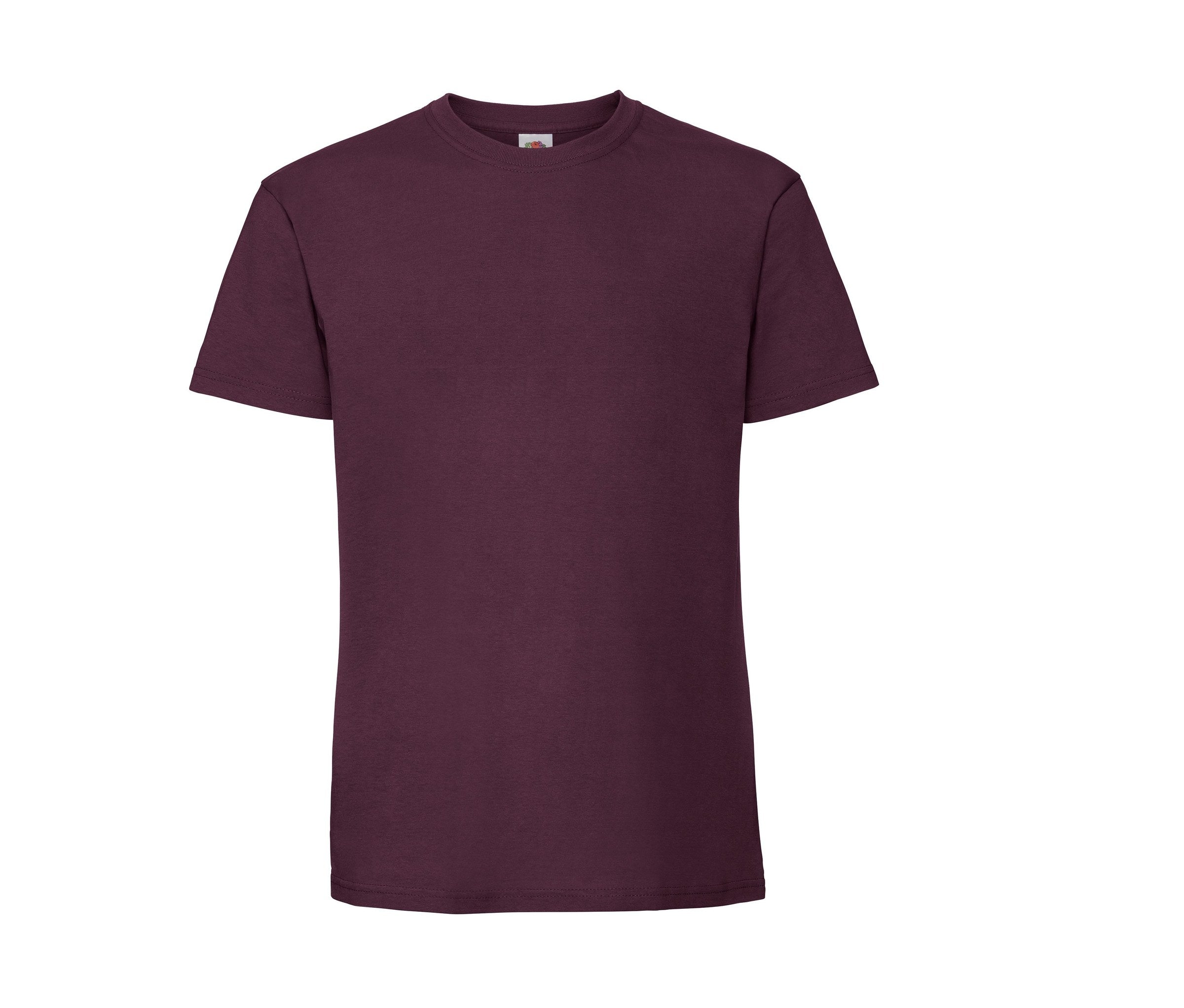 Camiseta Iconic 195 Fruit of the Loom SC200 en color granate