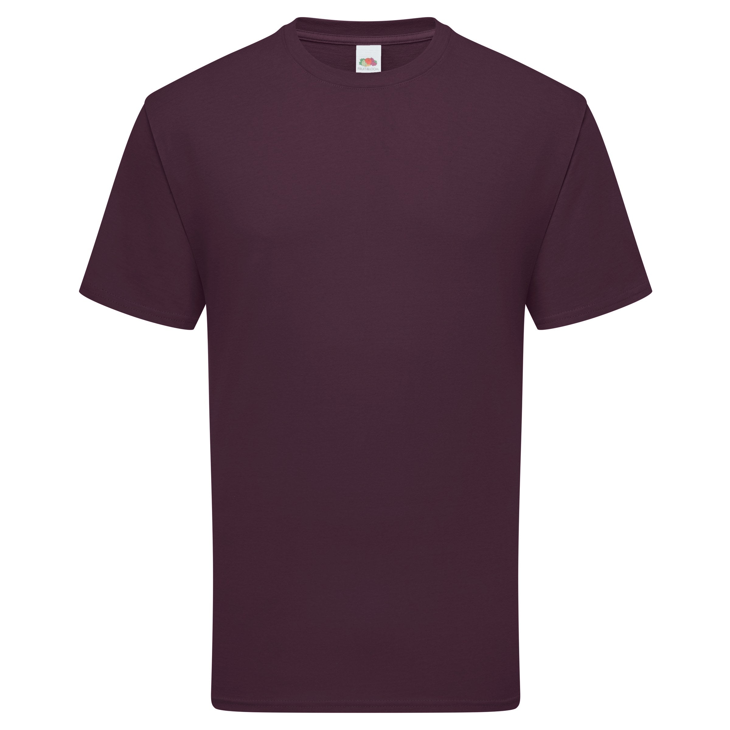 Camiseta Iconic 195 Fruit of the Loom SC200 en color dark plum