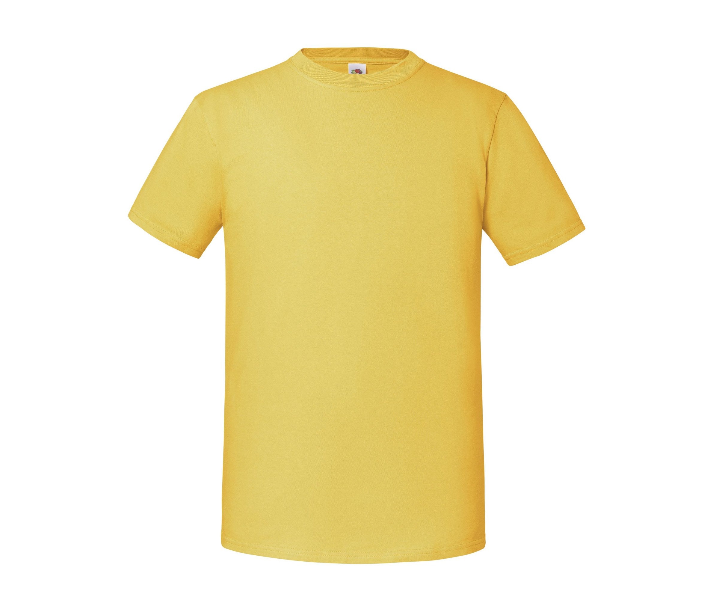 Camiseta Iconic 195 Fruit of the Loom SC200 en color amarillo sunflower