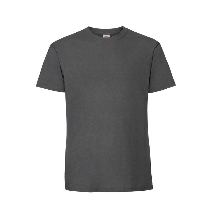 Camiseta Iconic 195 Fruit of the Loom SC200 en color graphite grey