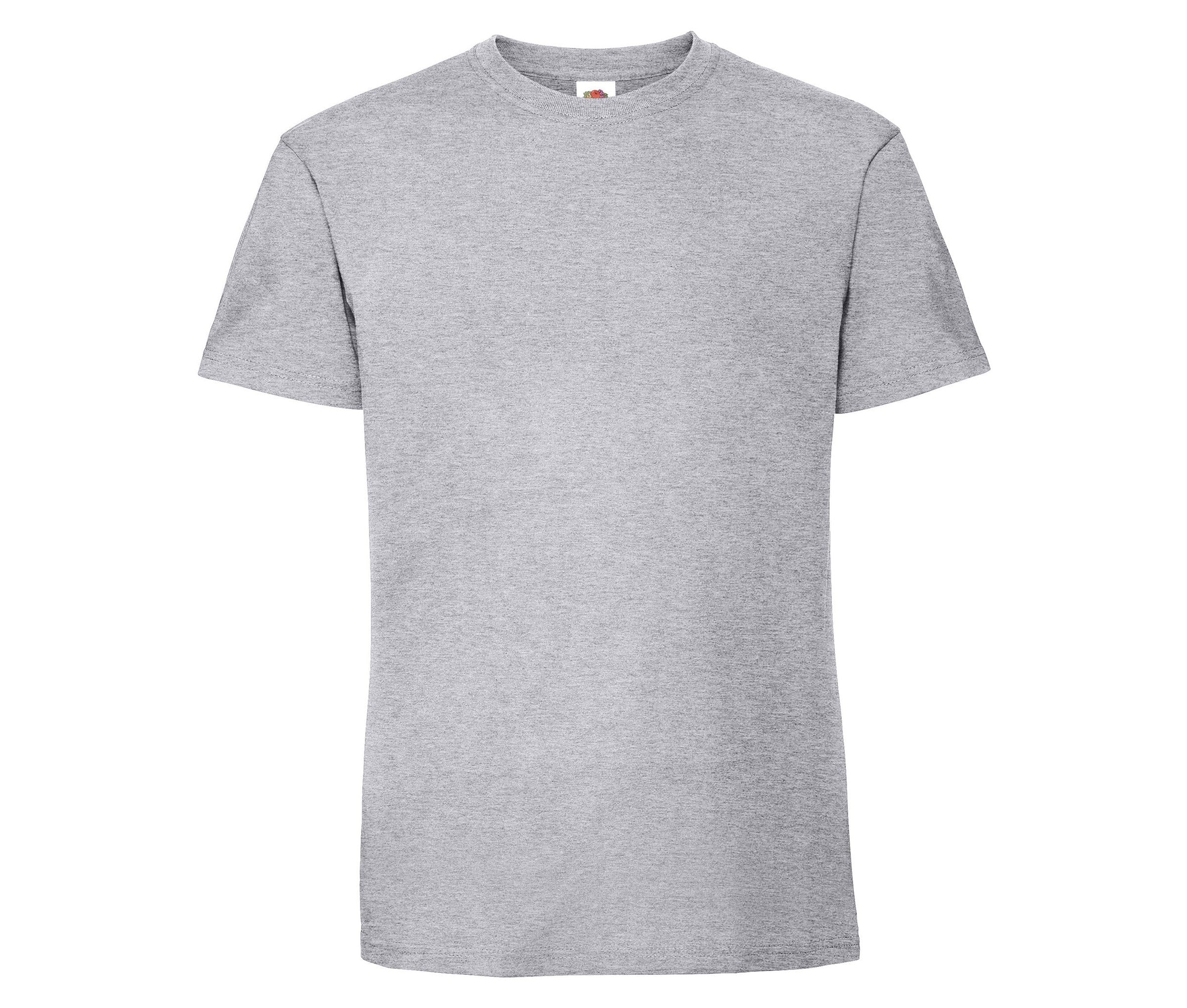Camiseta Iconic 195 Fruit of the Loom SC200 en color gris jaspeado