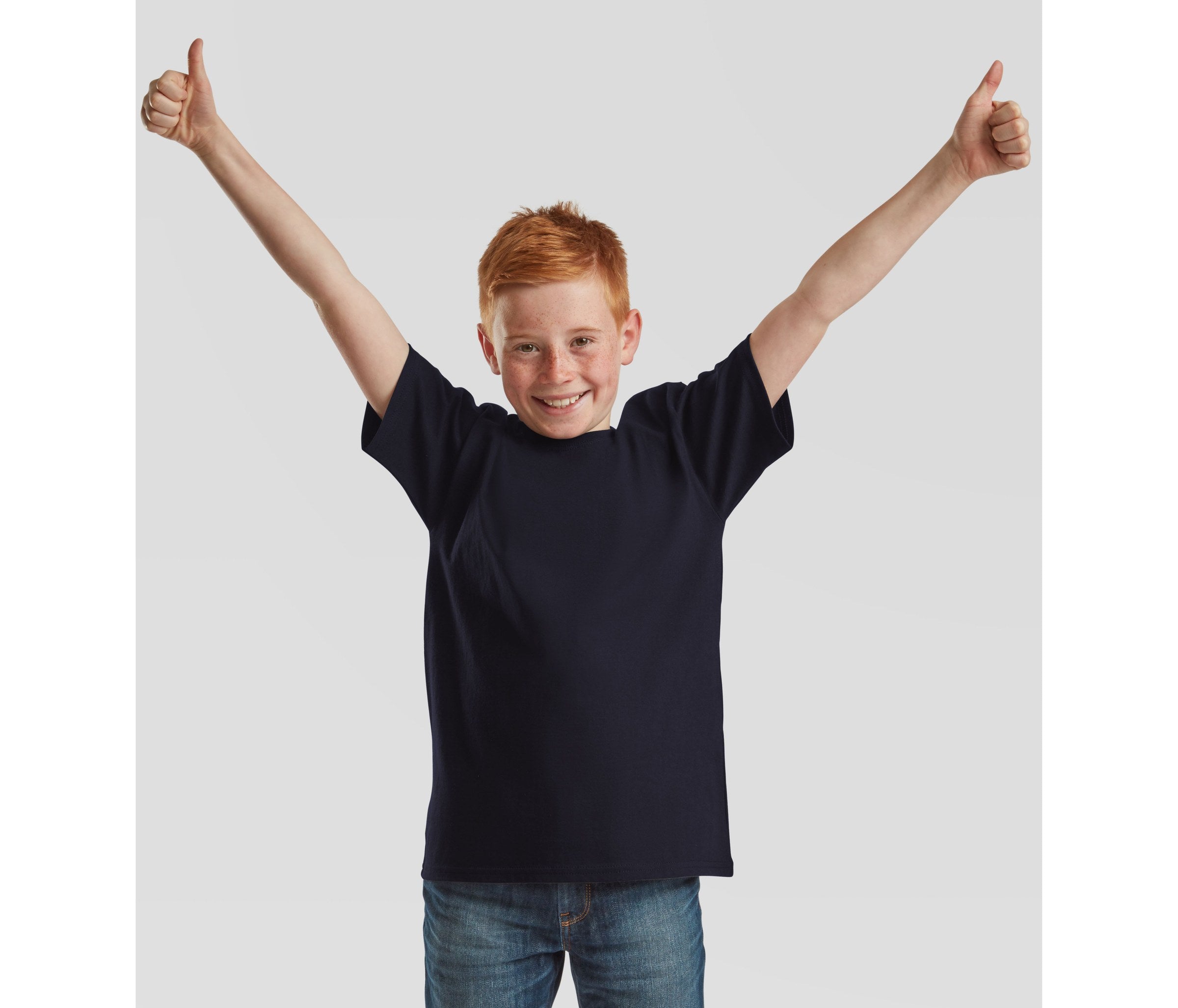 Camiseta Kids Iconic 195t Fruit of the Loom SC201 en color deep navy