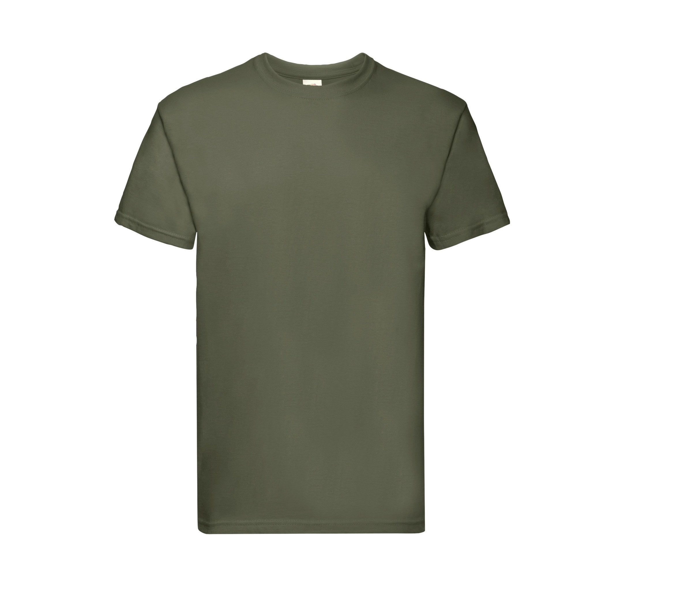 Camiseta Super Premium Fruit of the Loom SC210 en color classic olive