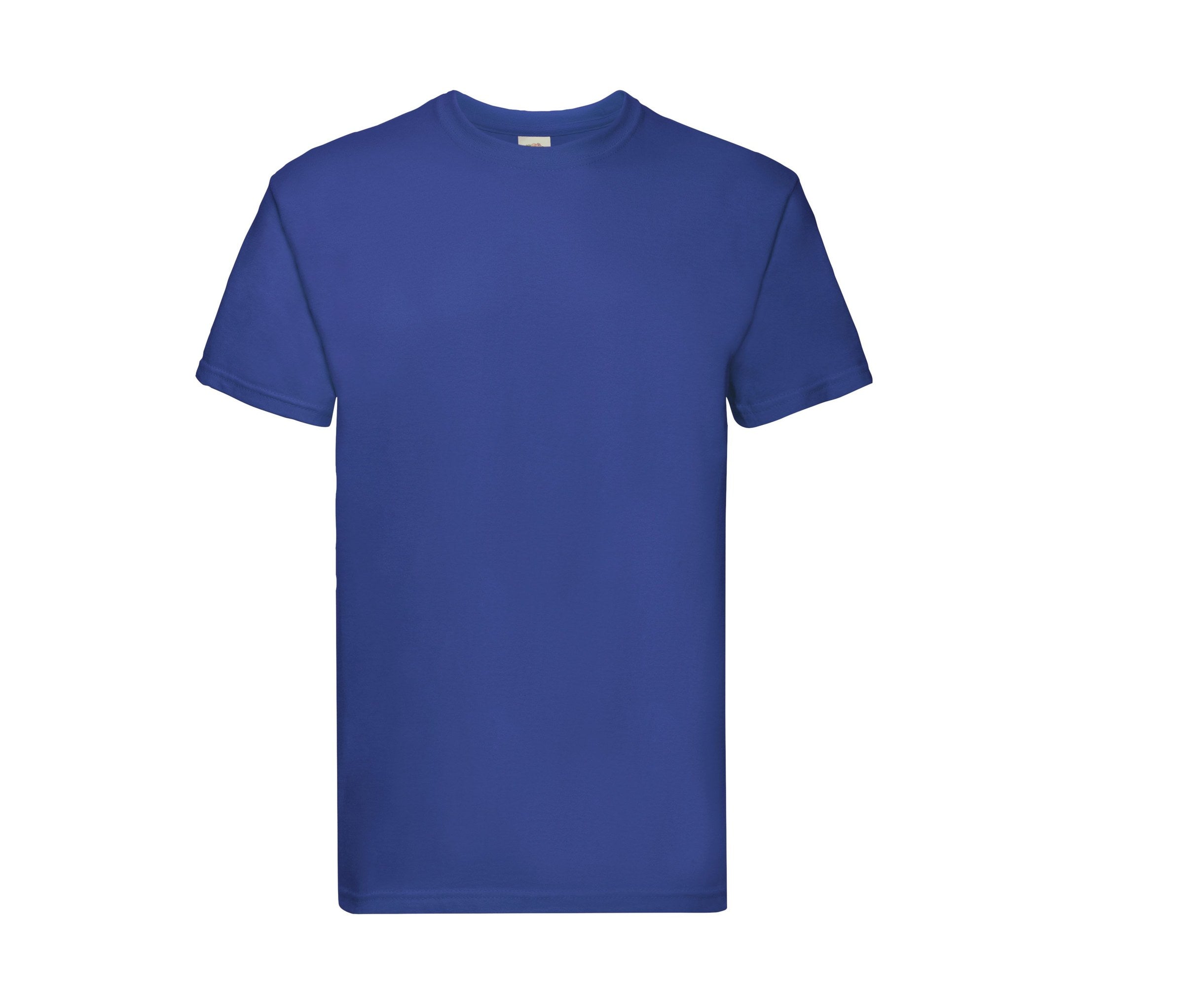 Camiseta Super Premium Fruit of the Loom SC210 en color azul real