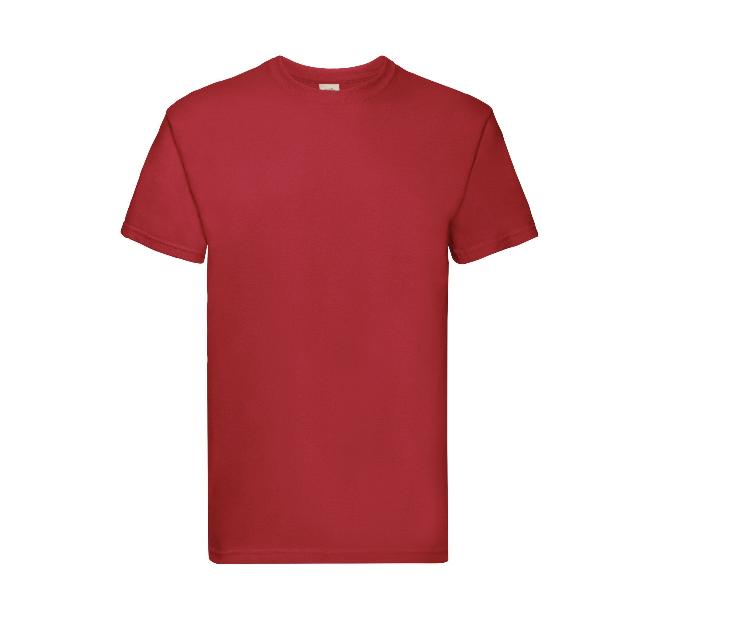 Camiseta Super Premium Fruit of the Loom SC210 en color rojo