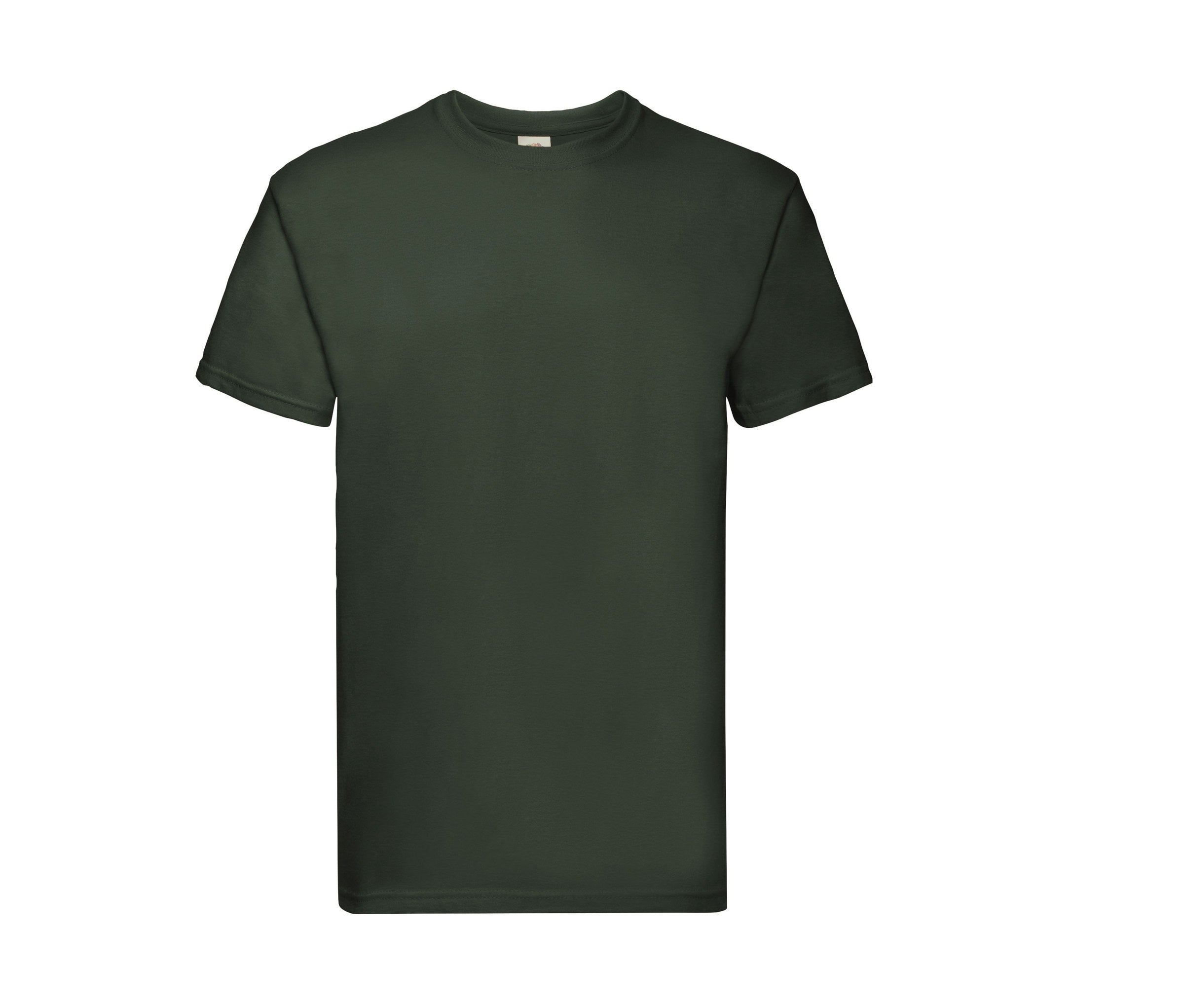 Camiseta Super Premium Fruit of the Loom SC210 en color bottle green