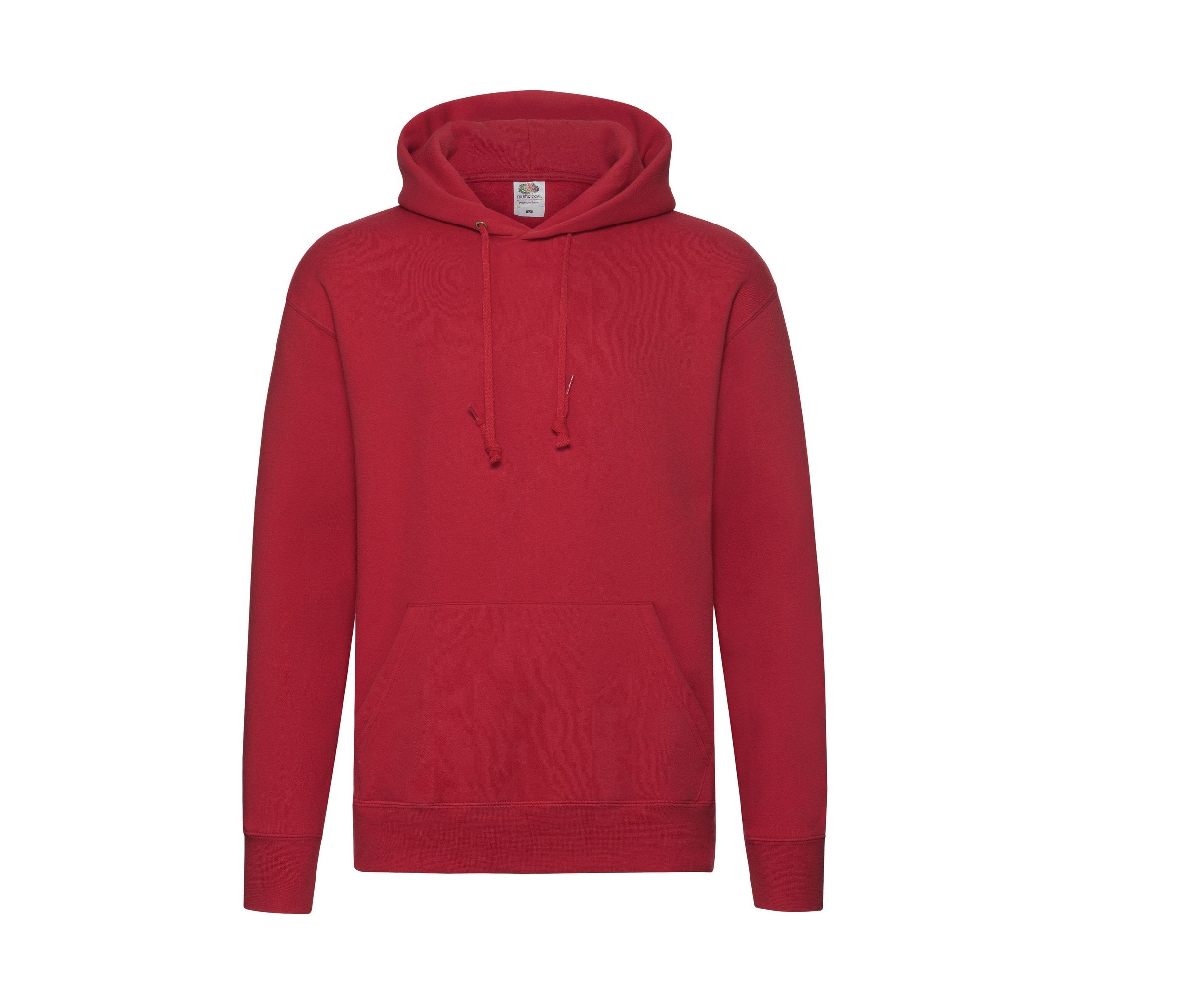 Sudadera Super Premium Long Sleeve Fruit of the Loom SC2152 en color rojo