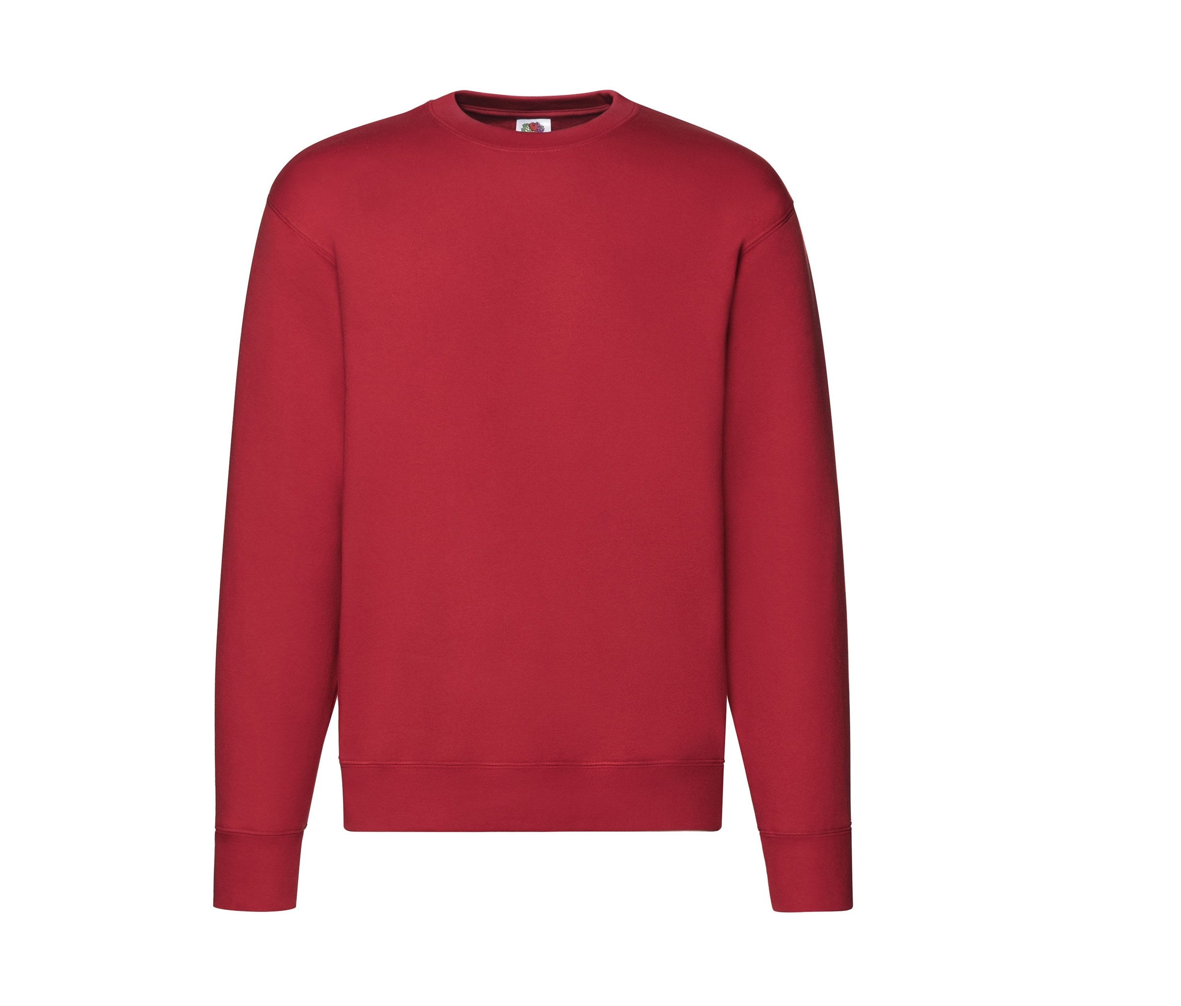 Sudadera Premium Set-in Sweat Fruit of the Loom SC2154 en color rojo