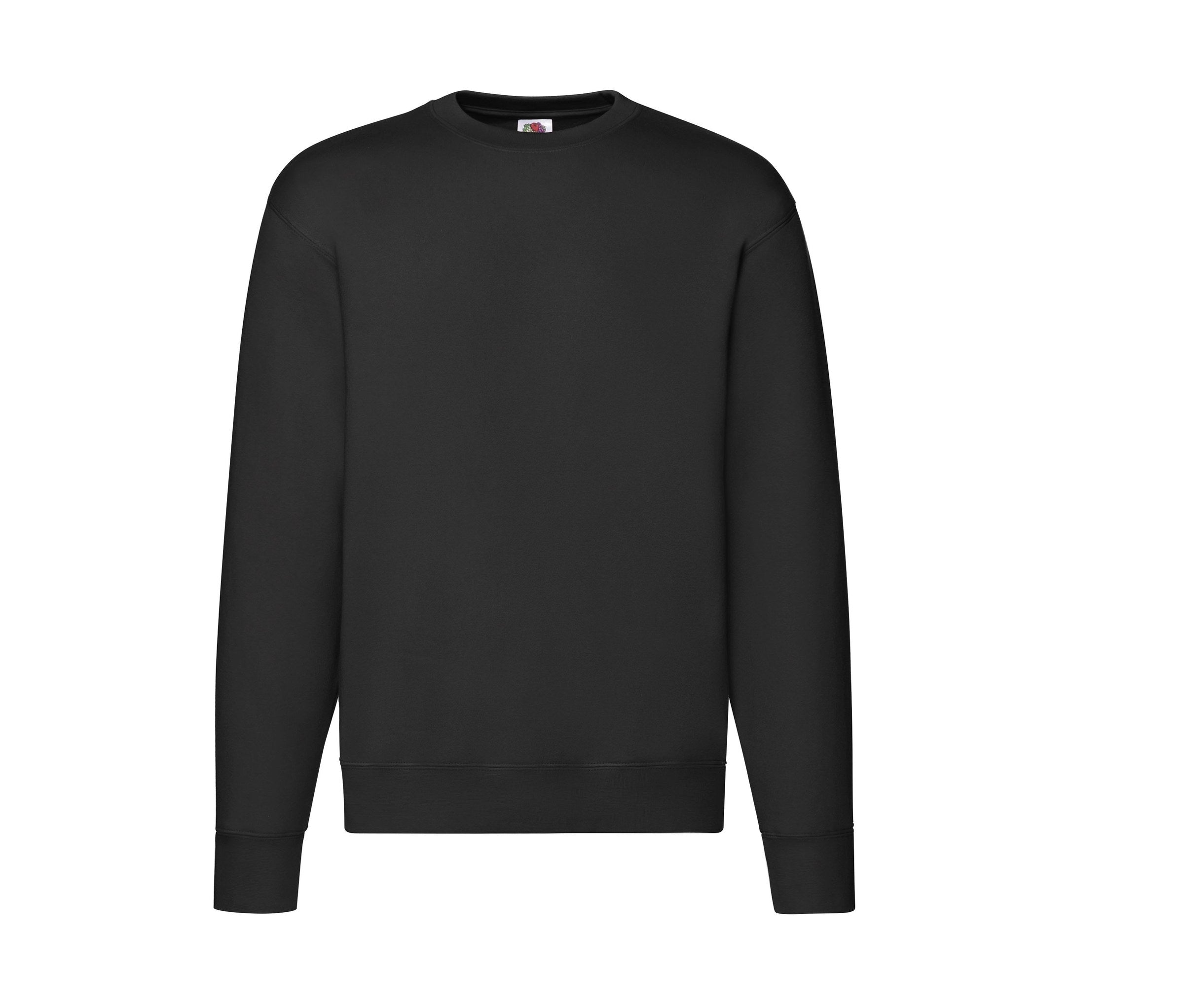 Sudadera Premium Set-in Sweat Fruit of the Loom SC2154 en color negro