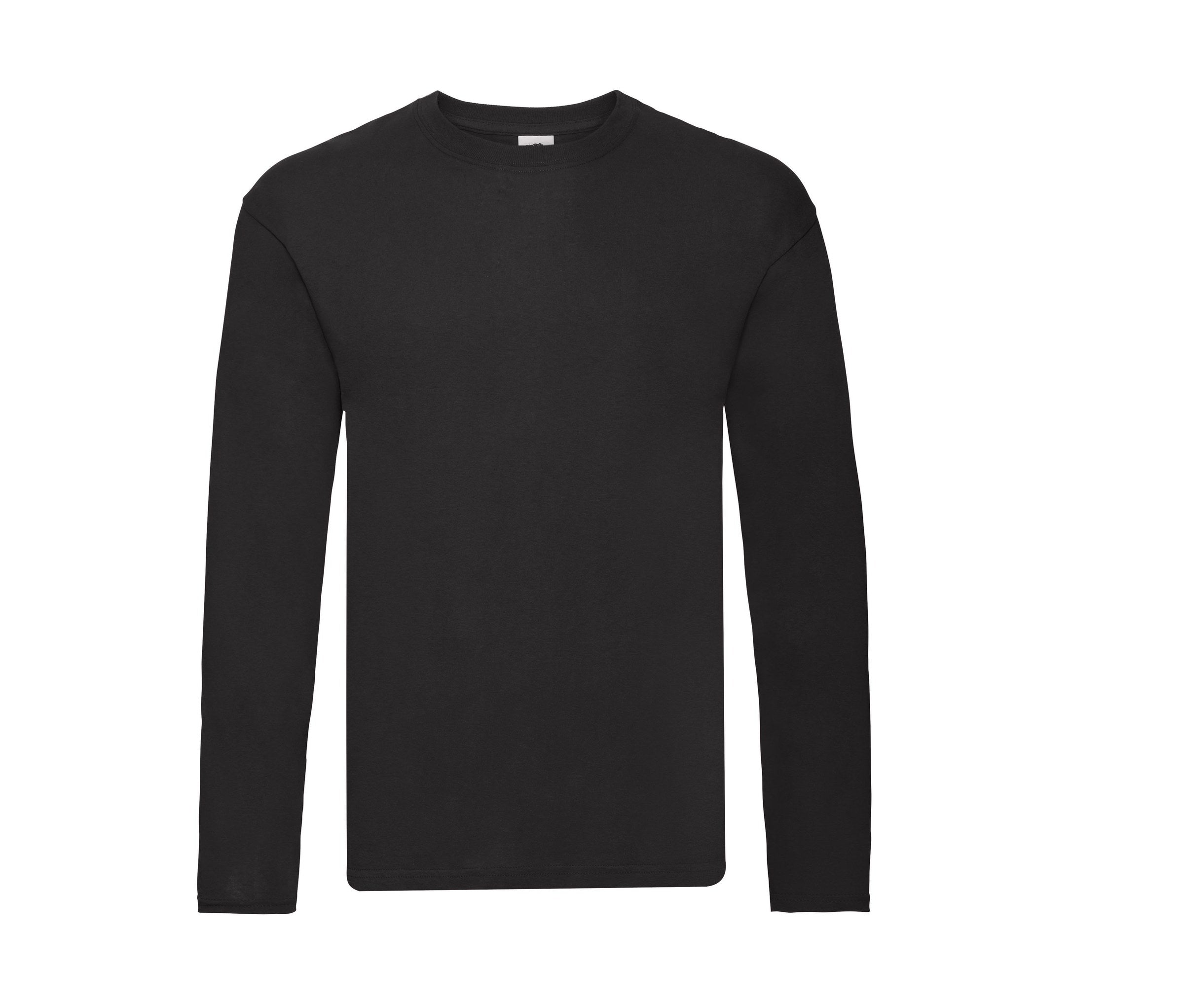 Camiseta Original Long Sleeve Fruit of the Loom SC223 en color negro