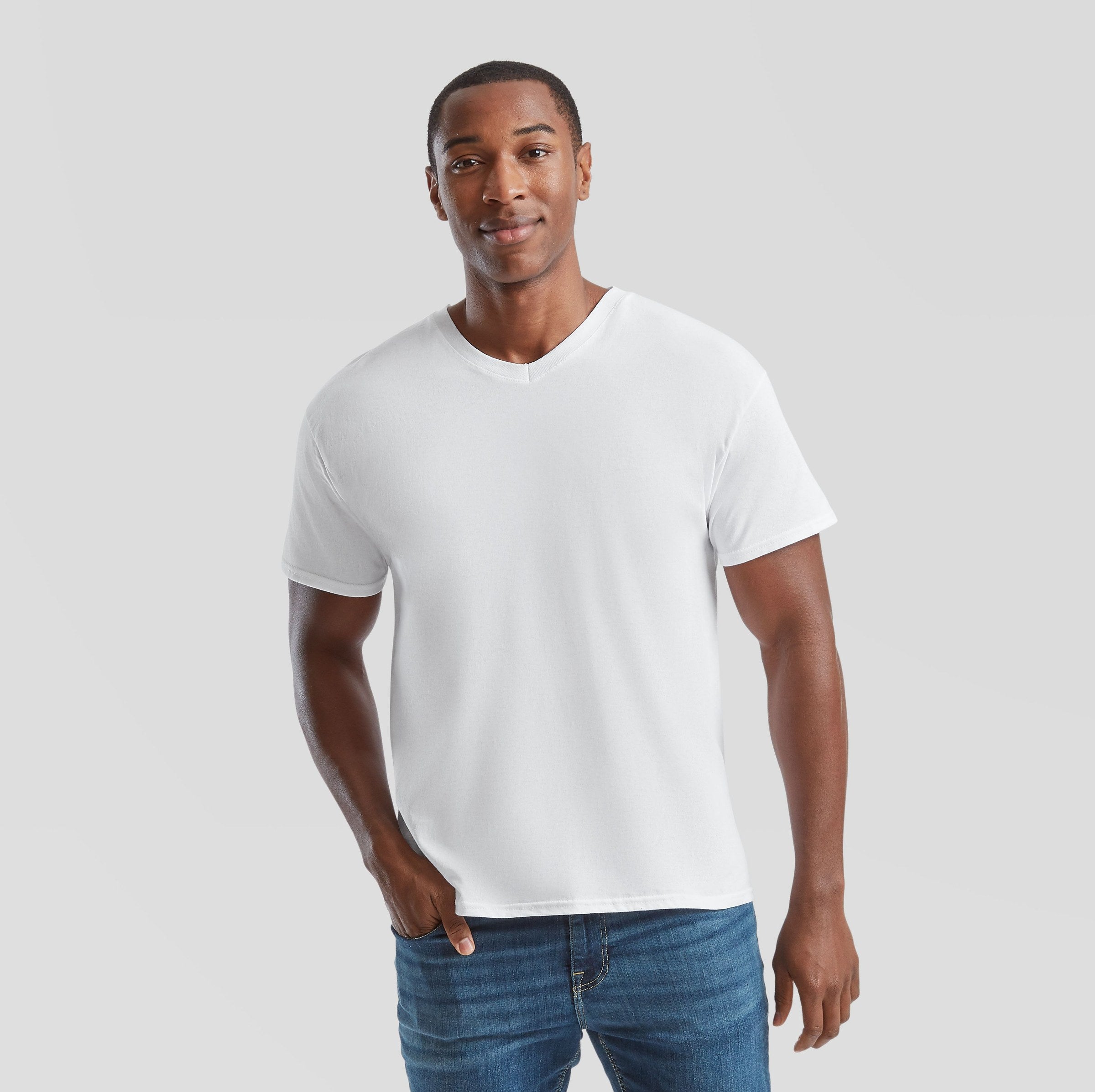 Camiseta Original V Neck - Fruit of the Loom SC224