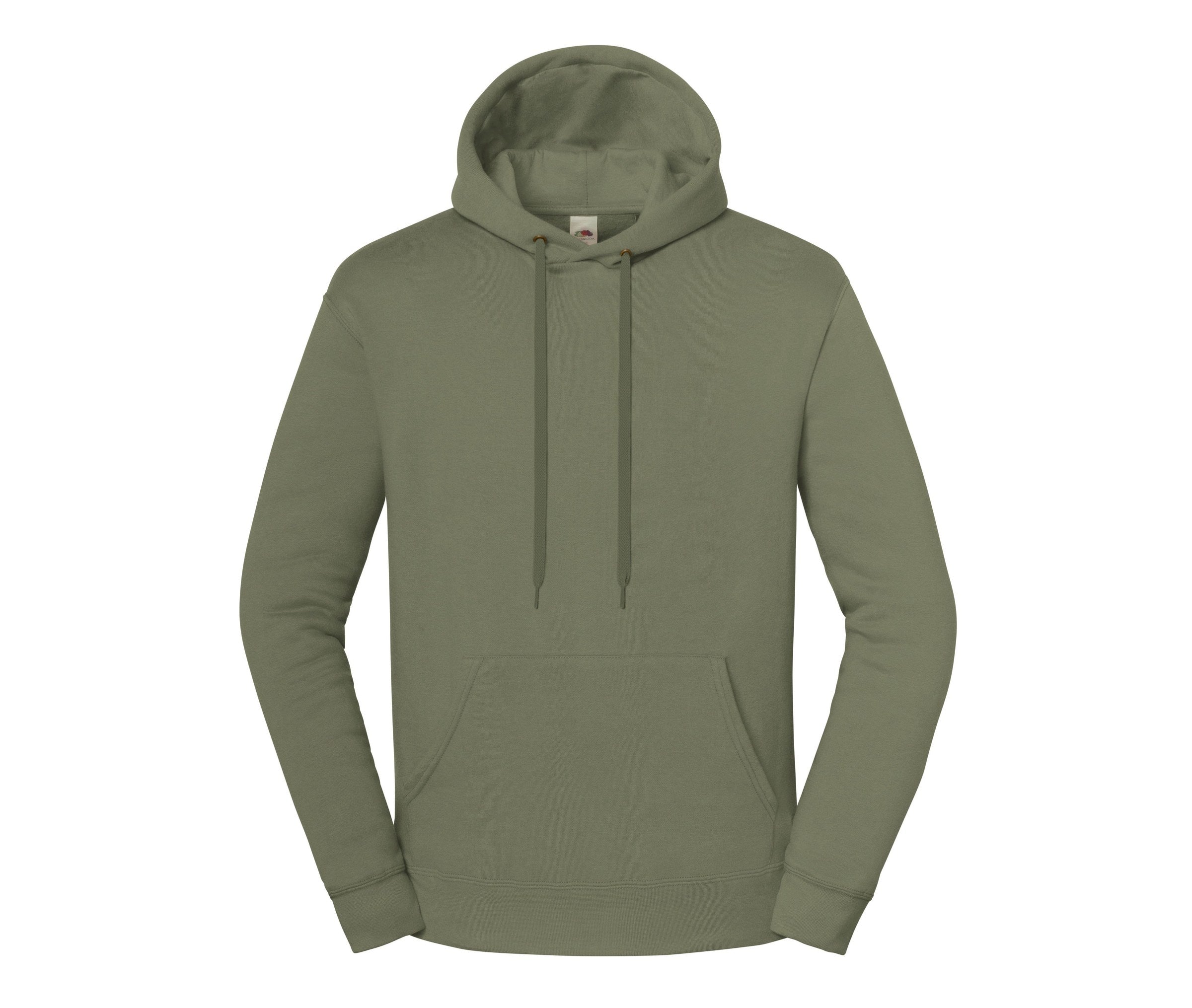 Sudadera Iconic Premium Hooded Sweat Fruit of the Loom SC2284 en color classic olive