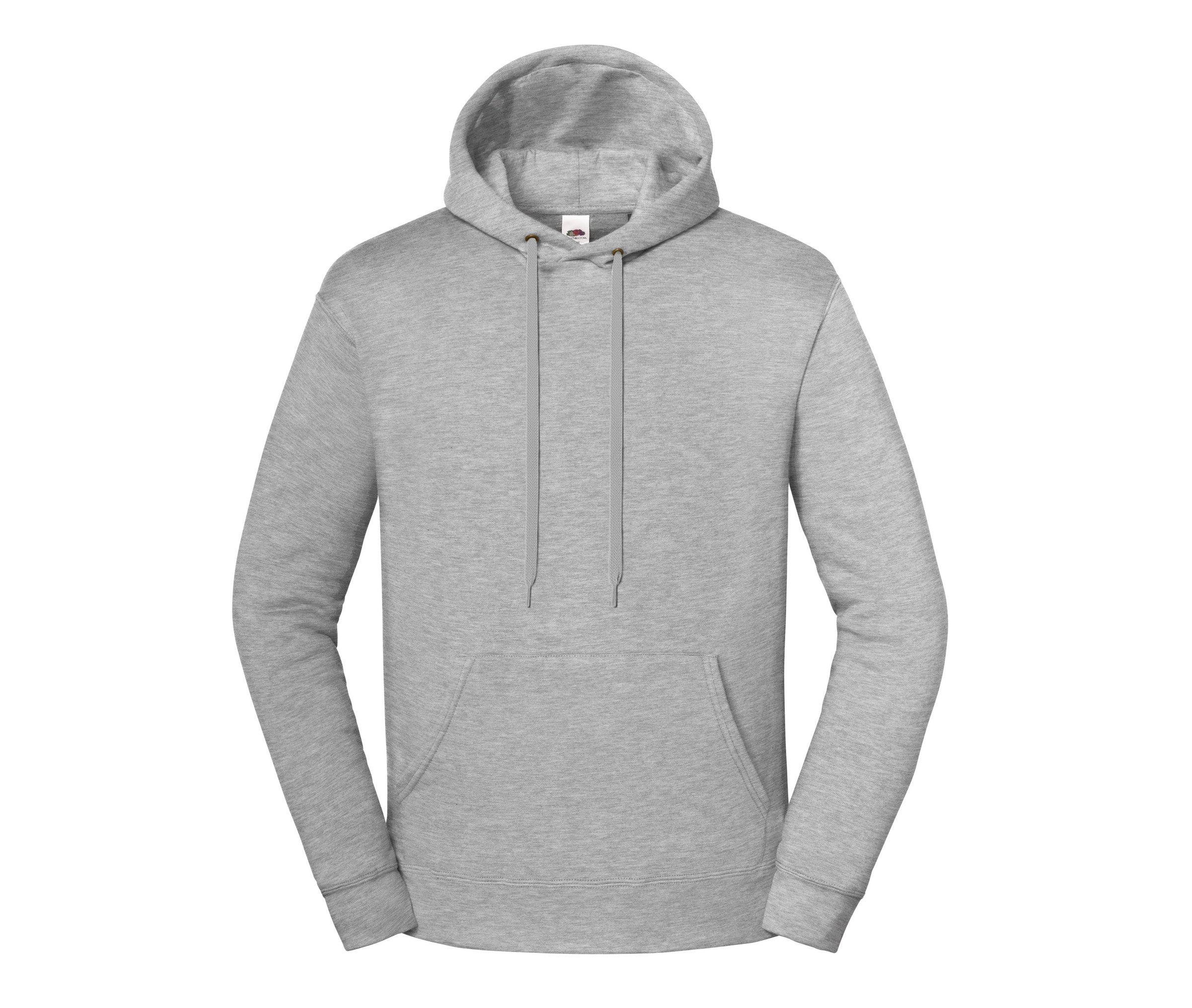 Sudadera Iconic Premium Hooded Sweat Fruit of the Loom SC2284 en color athletic heather