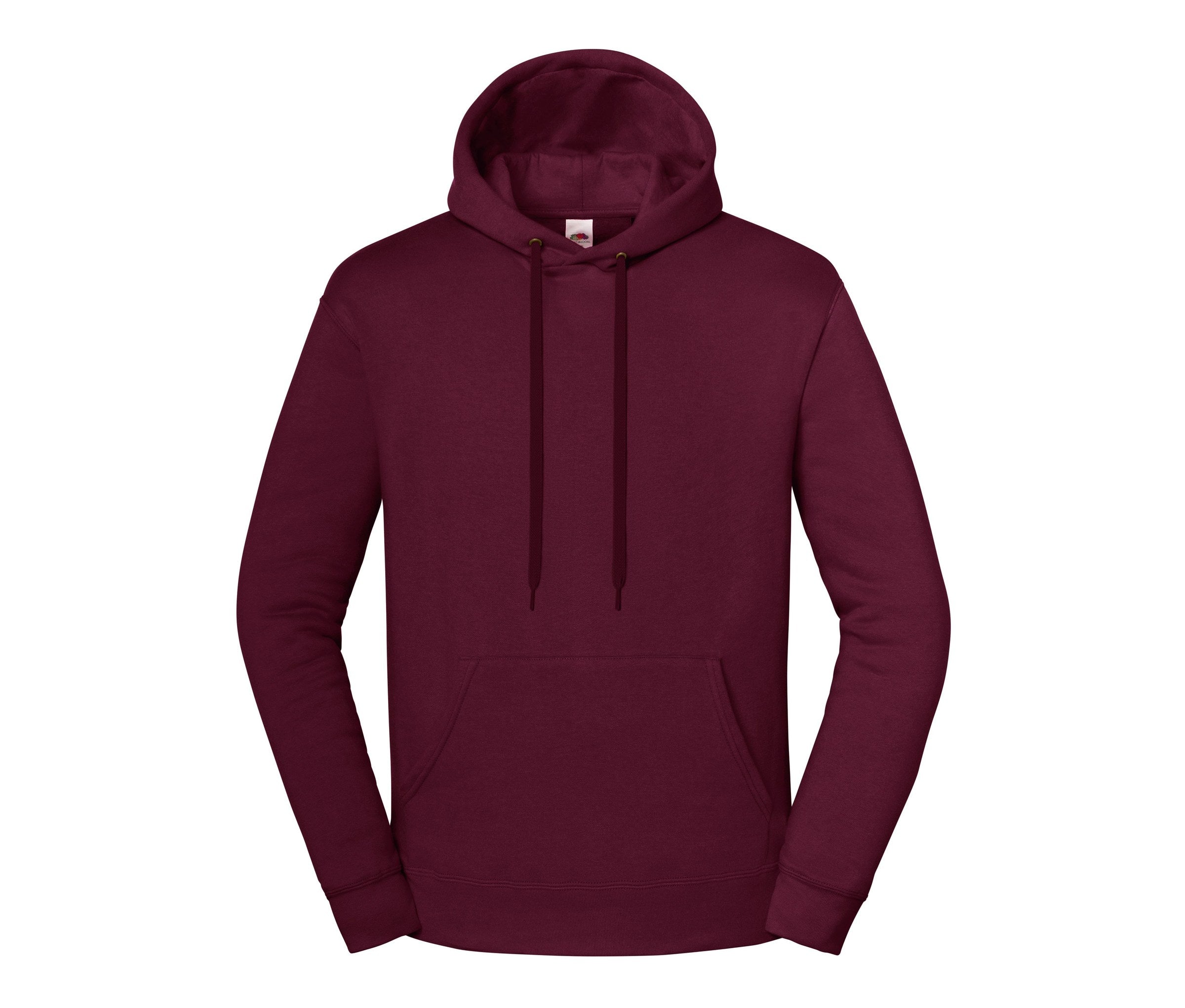 Sudadera Iconic Premium Hooded Sweat Fruit of the Loom SC2284 en color granate