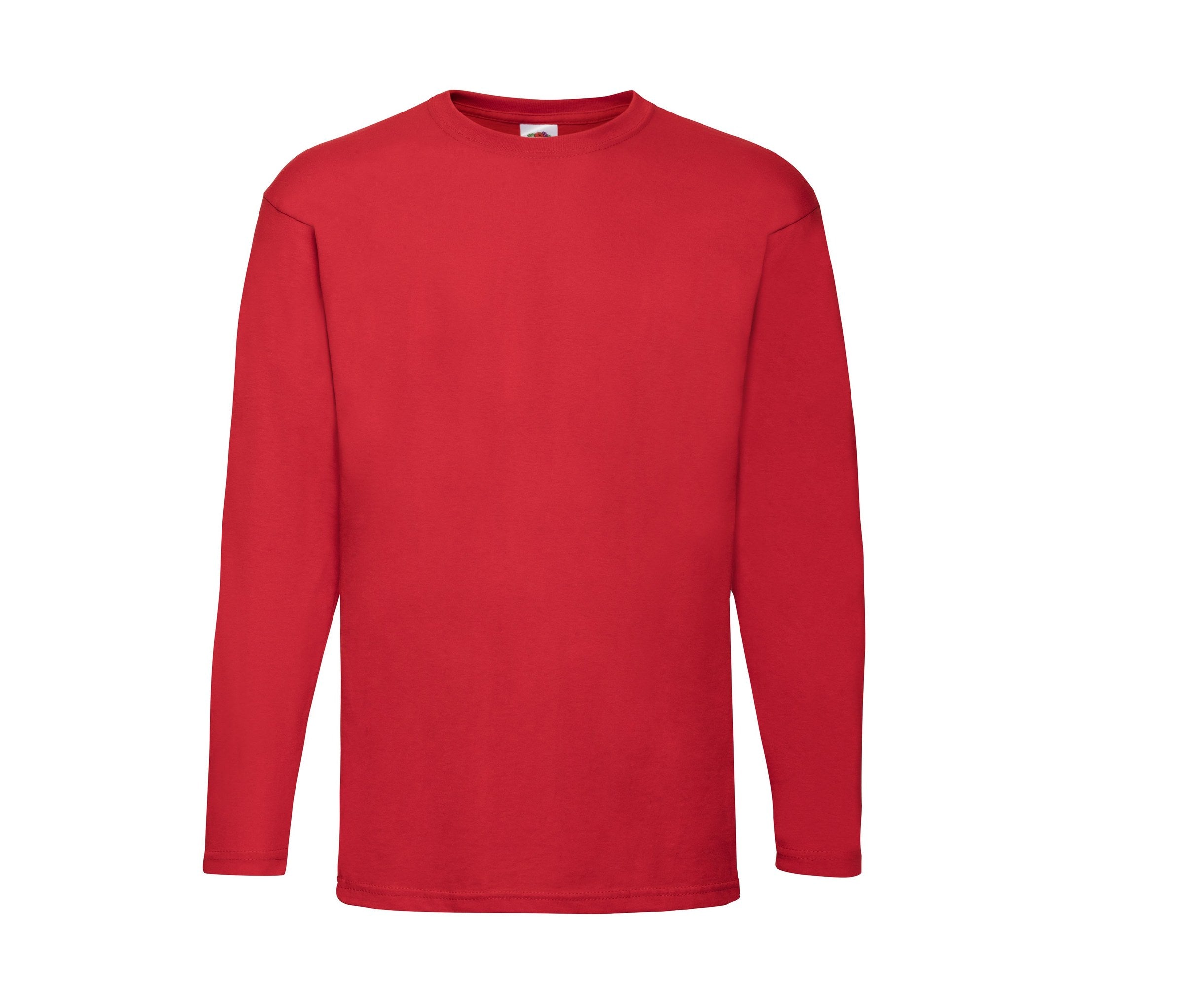 Camiseta Valueweight Long Sleeve Fruit of the Loom SC233 en color rojo