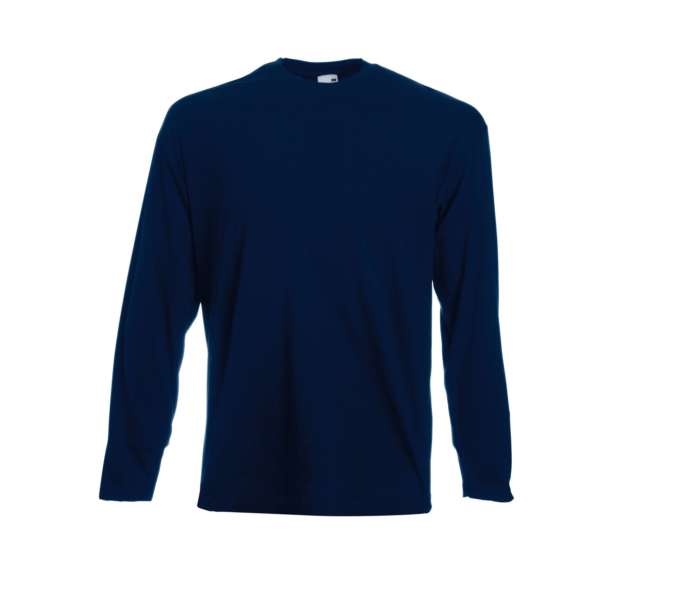 Camiseta Valueweight Long Sleeve Fruit of the Loom SC233 en color deep navy
