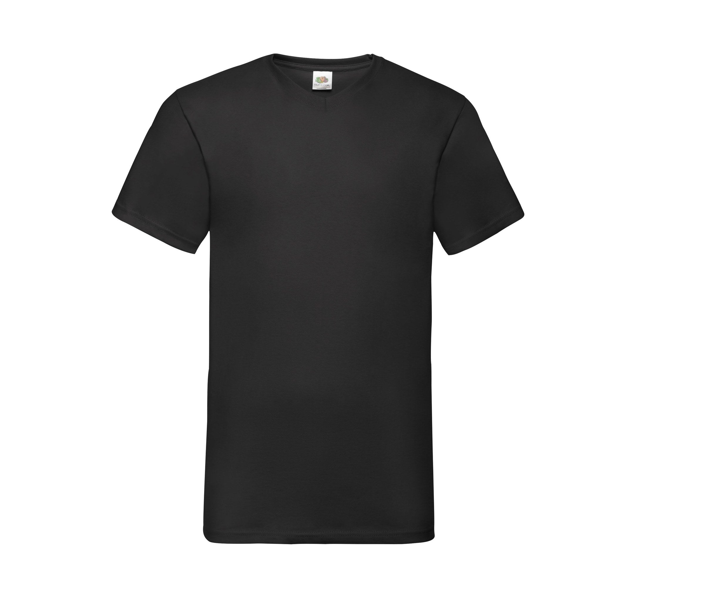 Camiseta Valueweight V-neck Fruit of the Loom SC234 en color negro