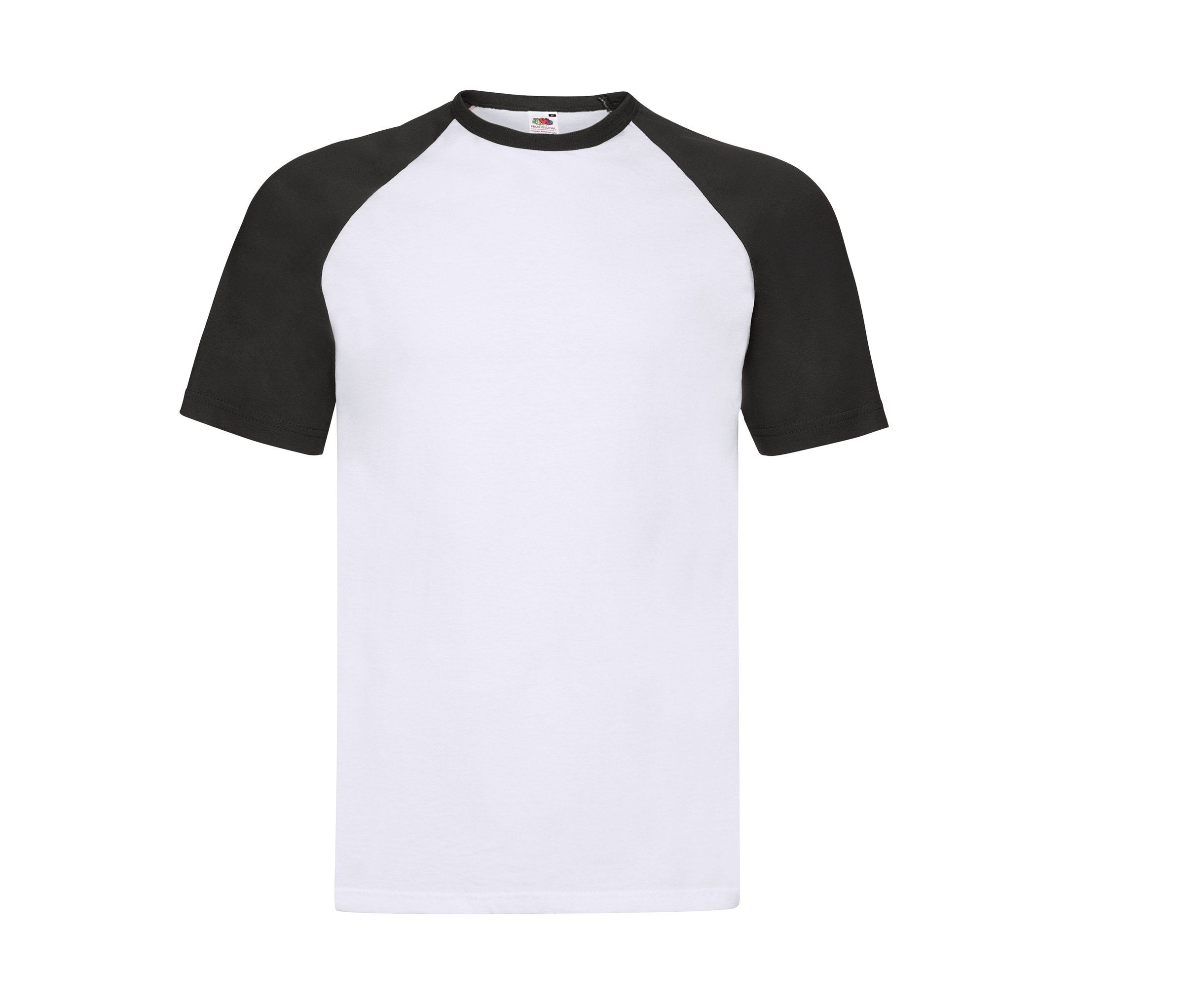 Pantalón Valueweight Short Sleeve Baseball Fruit of the Loom SC237 en color white/black