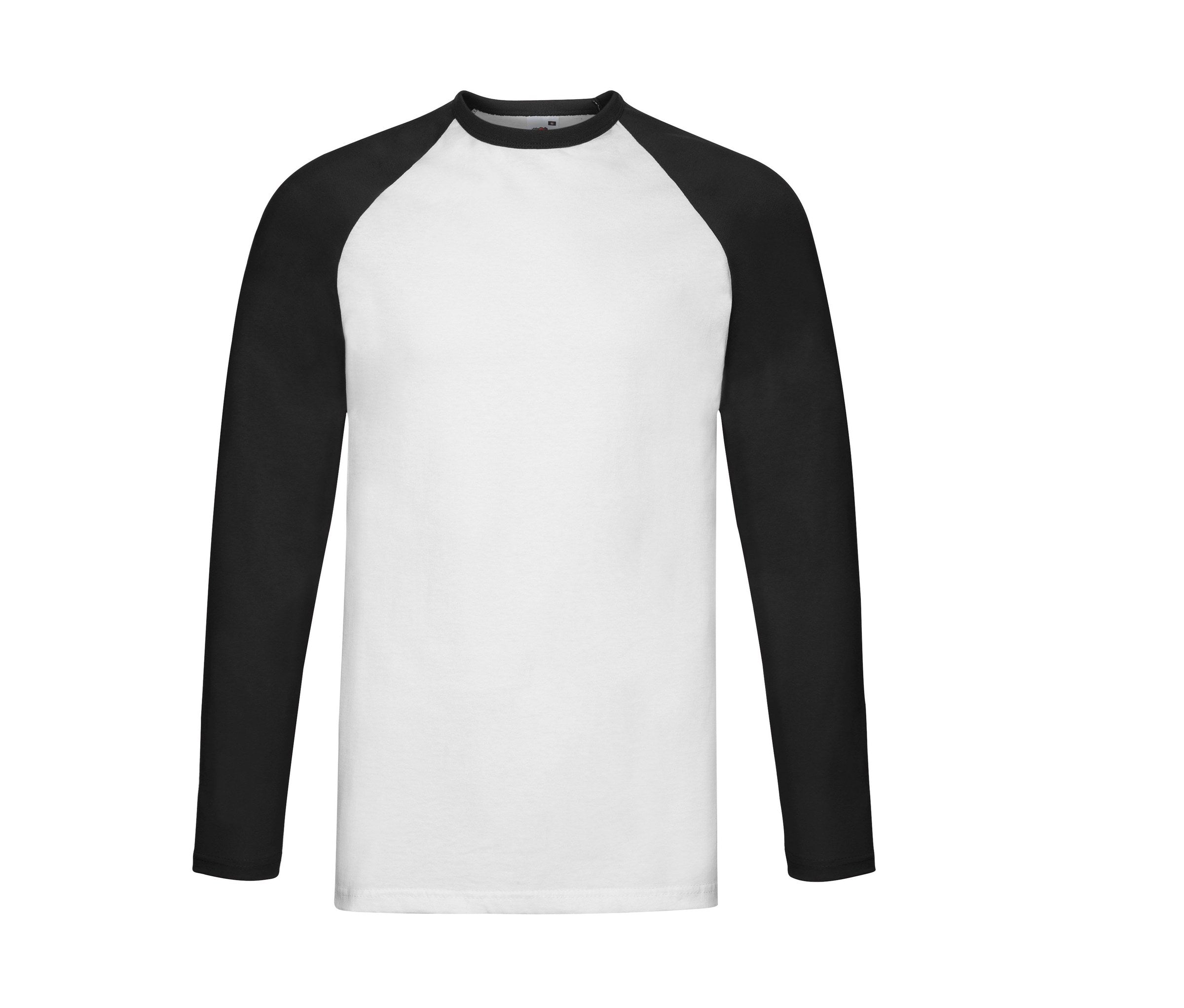 Pantalón Valueweight Short Sleeve Baseball Fruit of the Loom SC238 en color white/black
