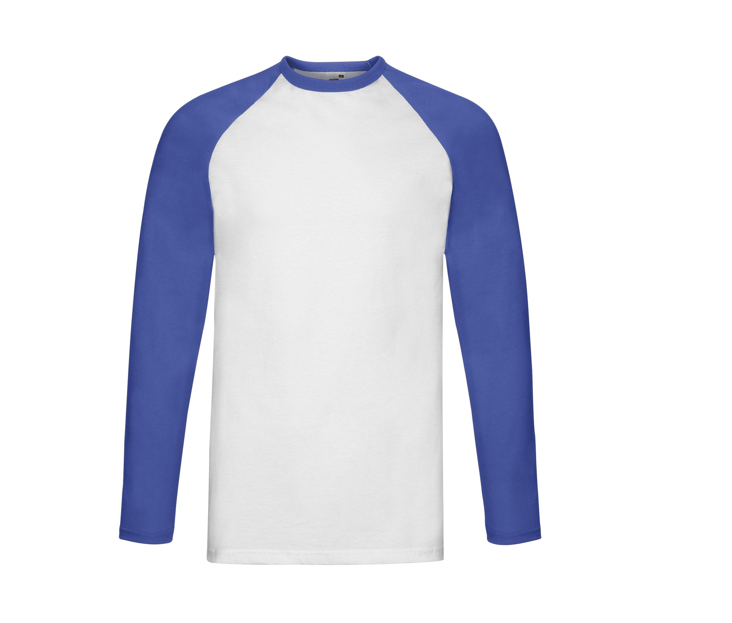 Pantalón Valueweight Short Sleeve Baseball Fruit of the Loom SC238 en color white/royal blue