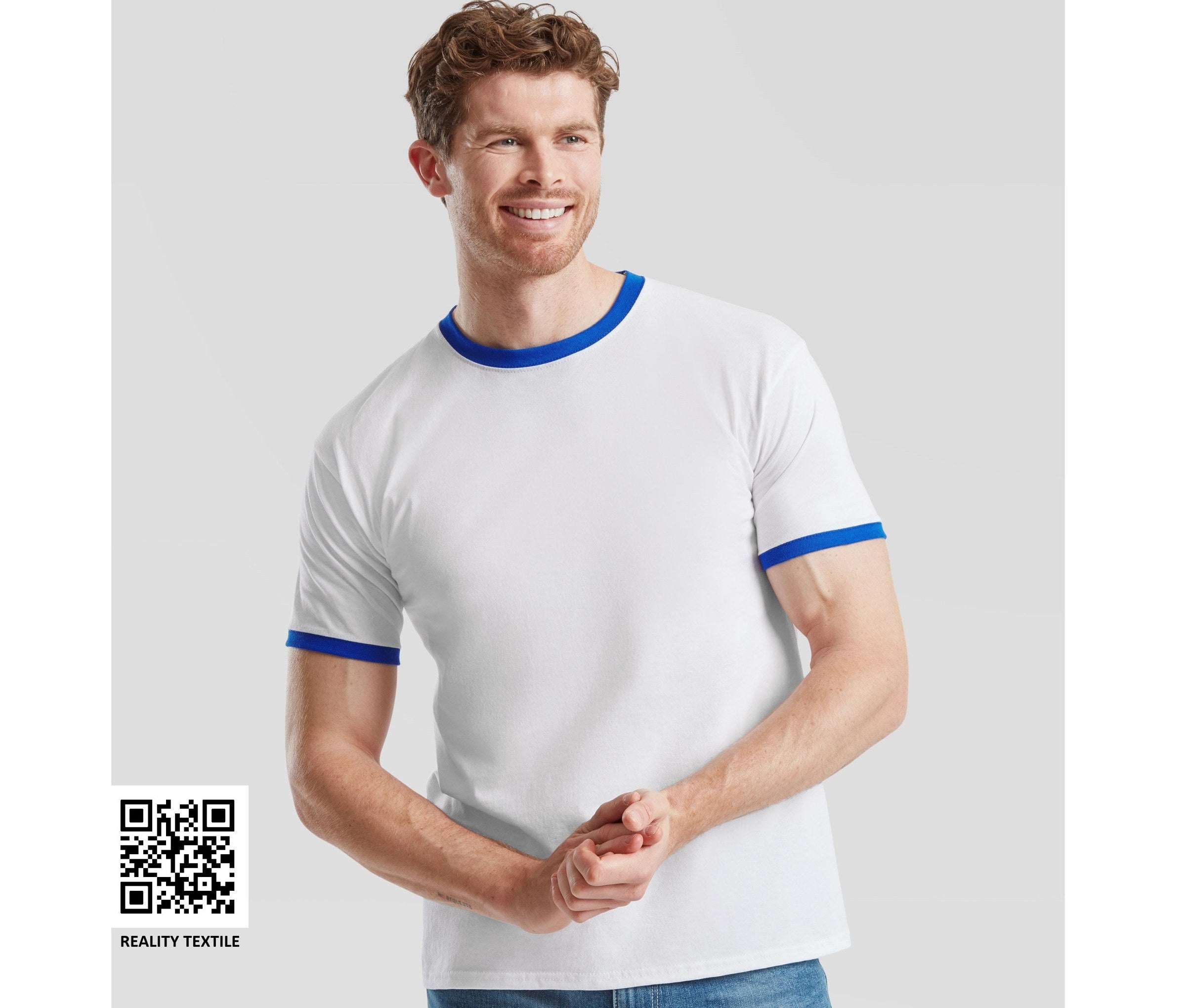 Camiseta Valueweight Ringer - Fruit of the Loom SC245
