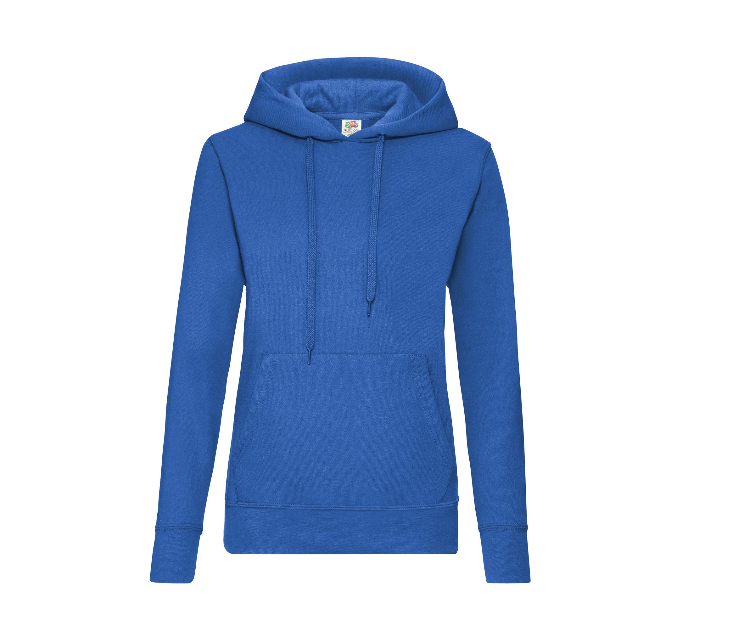 Sudadera Ladies Classic Hooded Sweat Fruit of the Loom SC269 en color azul real