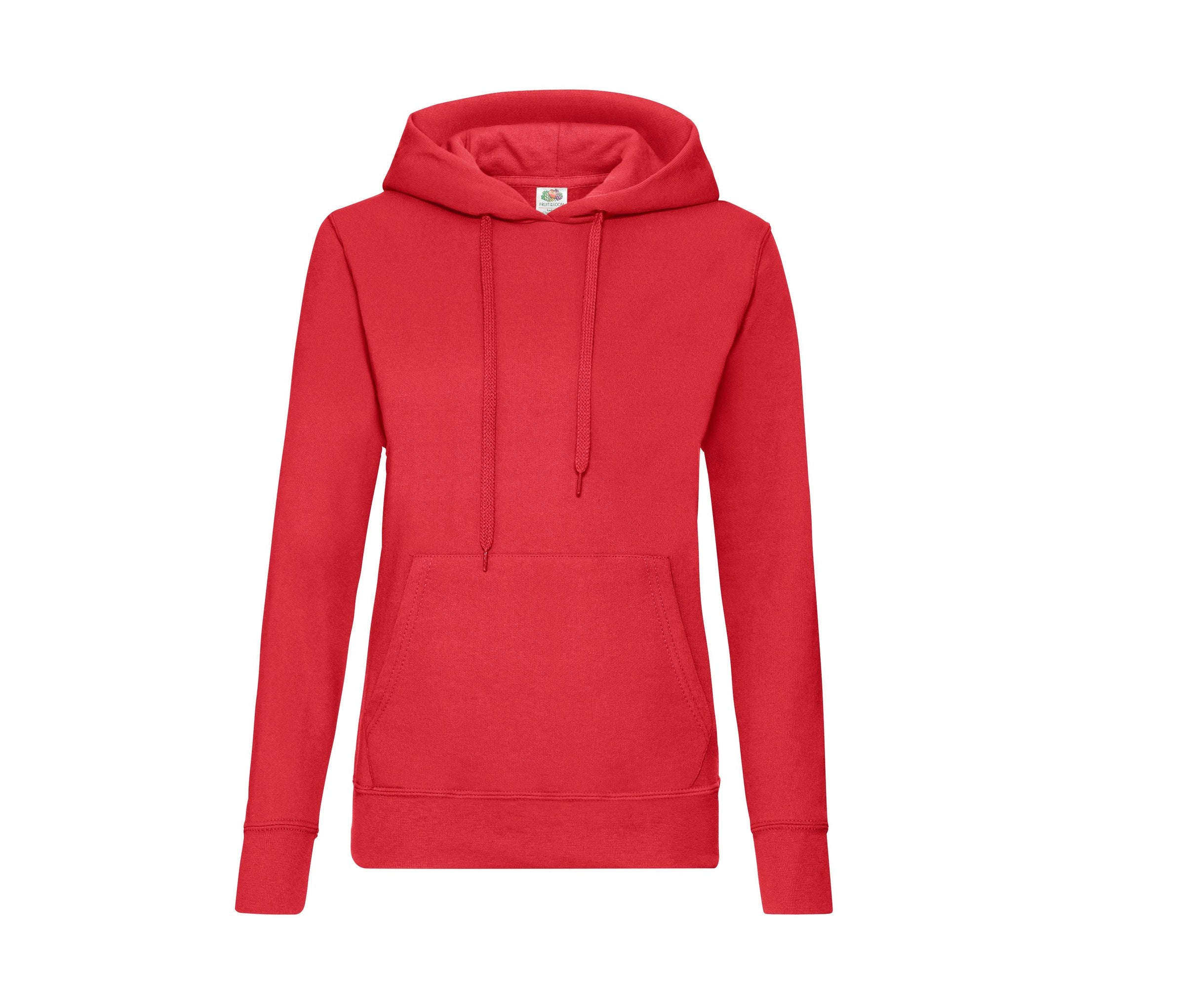 Sudadera Ladies Classic Hooded Sweat Fruit of the Loom SC269 en color rojo