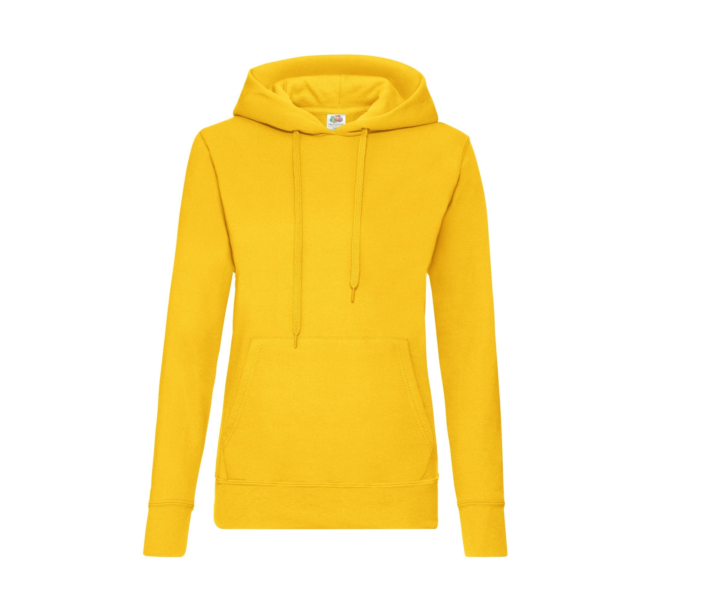 Sudadera Ladies Classic Hooded Sweat Fruit of the Loom SC269 en color amarillo sunflower