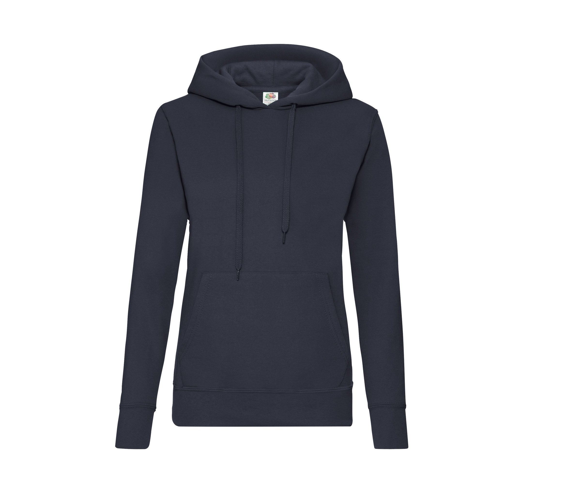 Sudadera Ladies Classic Hooded Sweat Fruit of the Loom SC269 en color deep navy