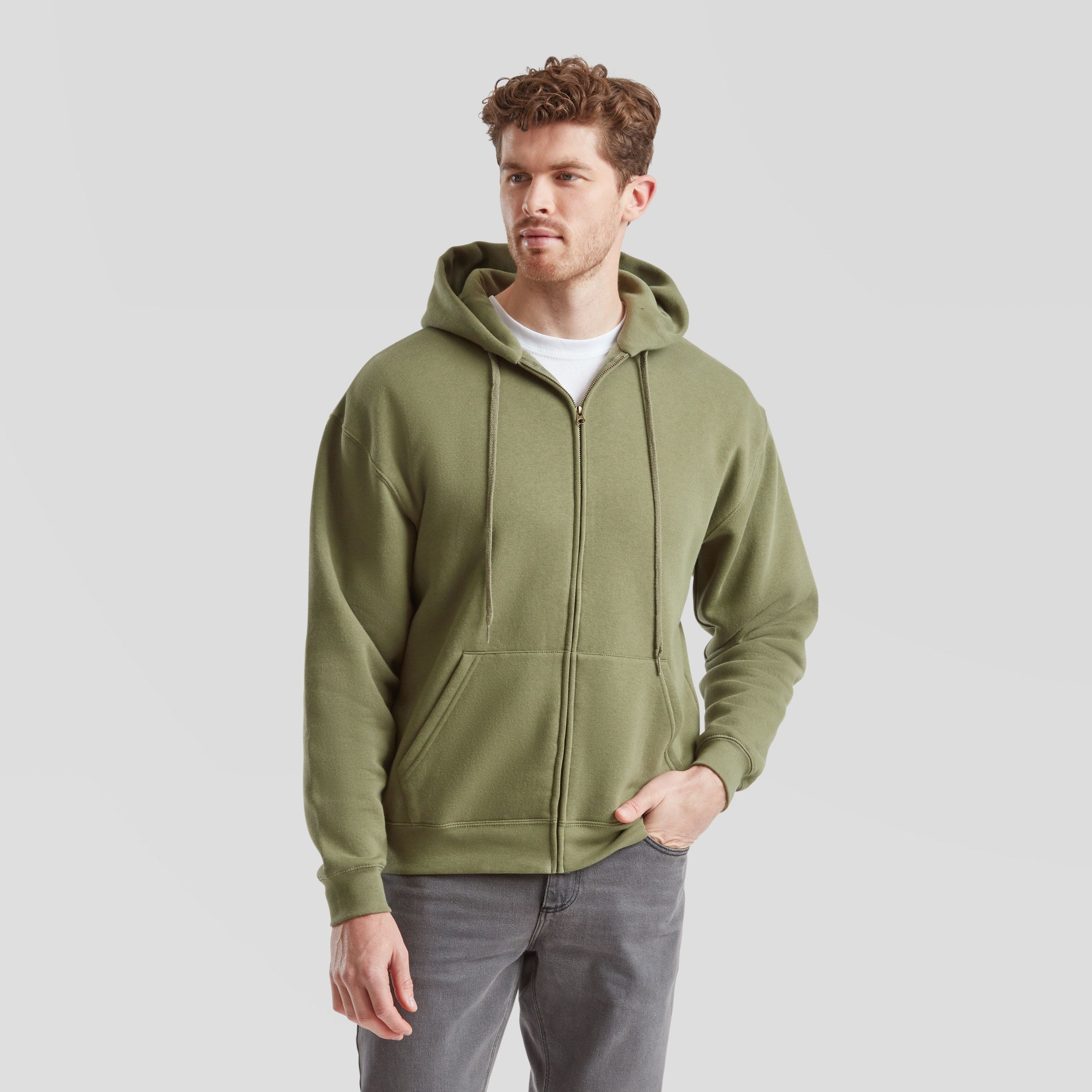 Sudadera Premium Hooded Sweat Jacket - Fruit of the Loom SC274
