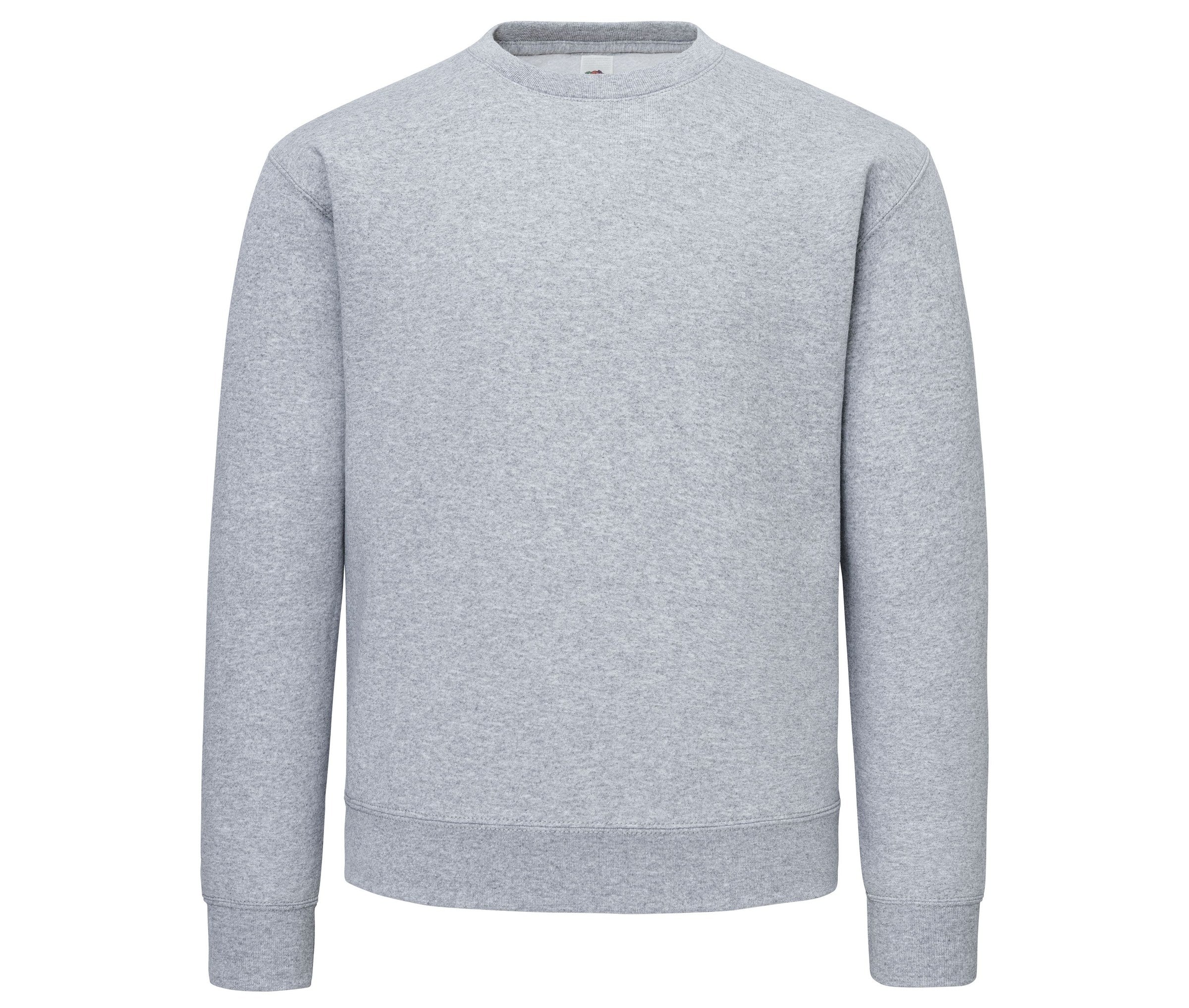 Sudadera Supercotton™ Sweat Fruit of the Loom SC277 en color athletic heather