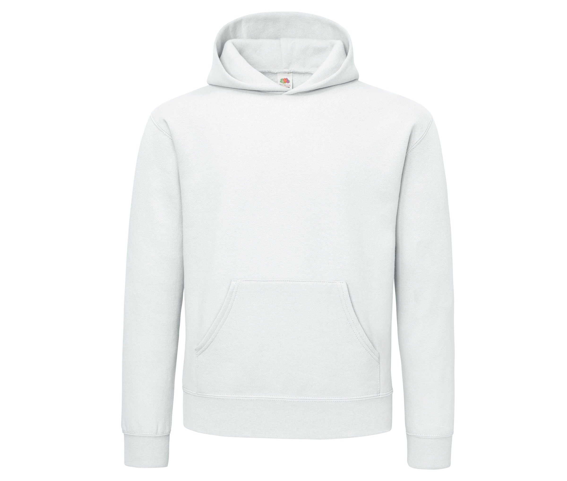 Sudadera Supercotton™ Hooded Sweat Fruit of the Loom SC278 en color blanco