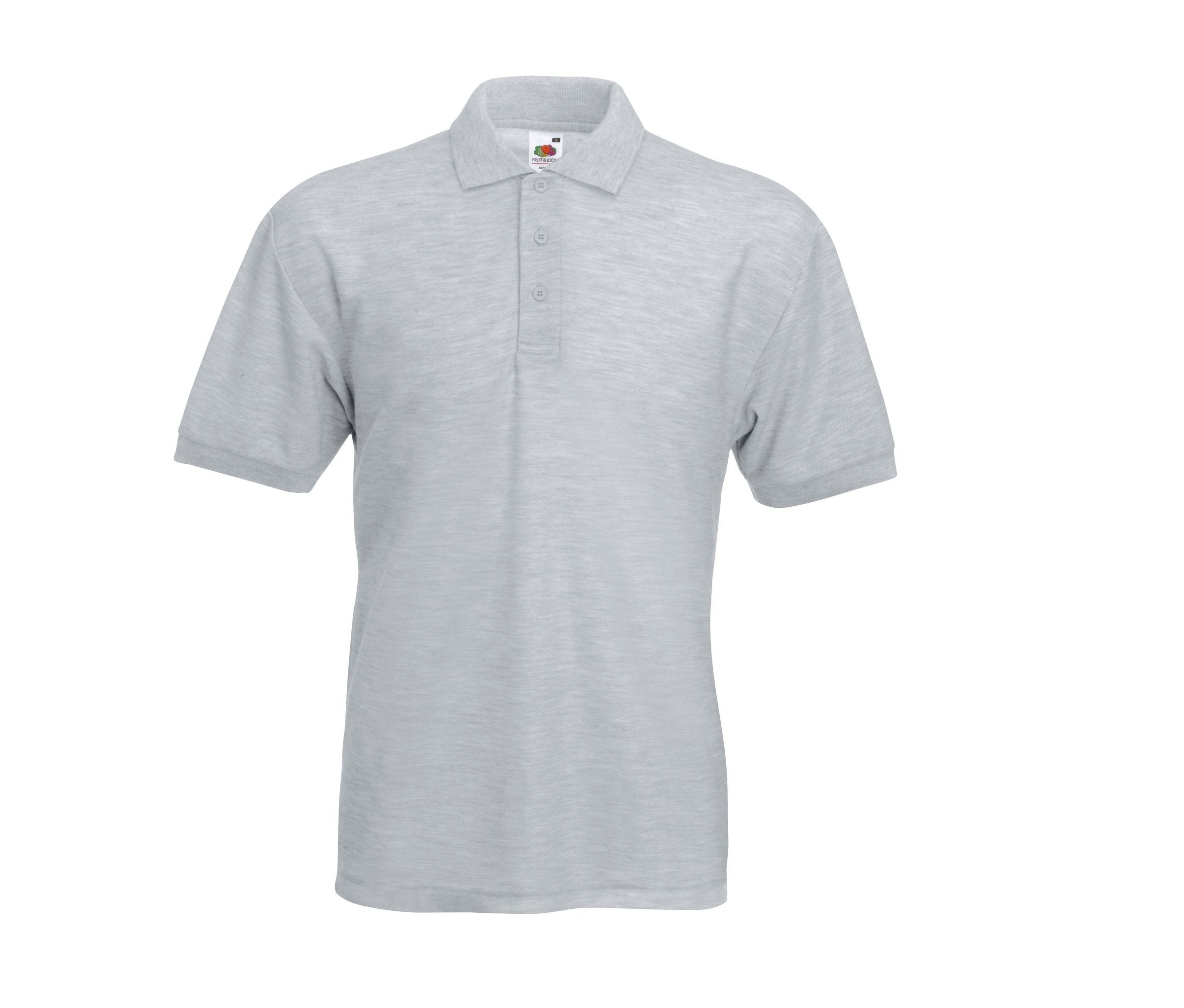 Polo 65/35 Polo Fruit of the Loom SC280 en color gris jaspeado