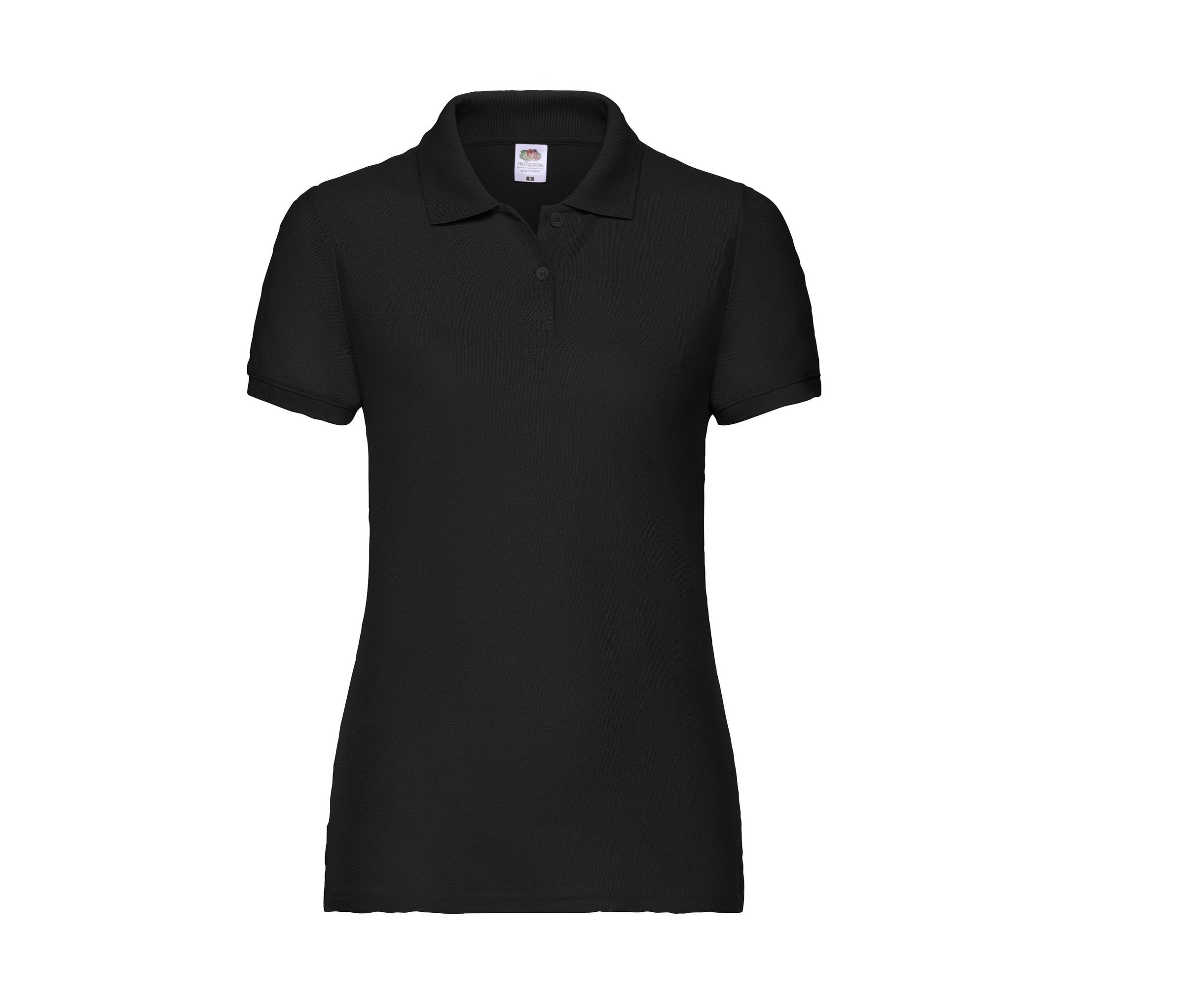 Polo Ladies 65/35 Polo Fruit of the Loom SC281 en color negro