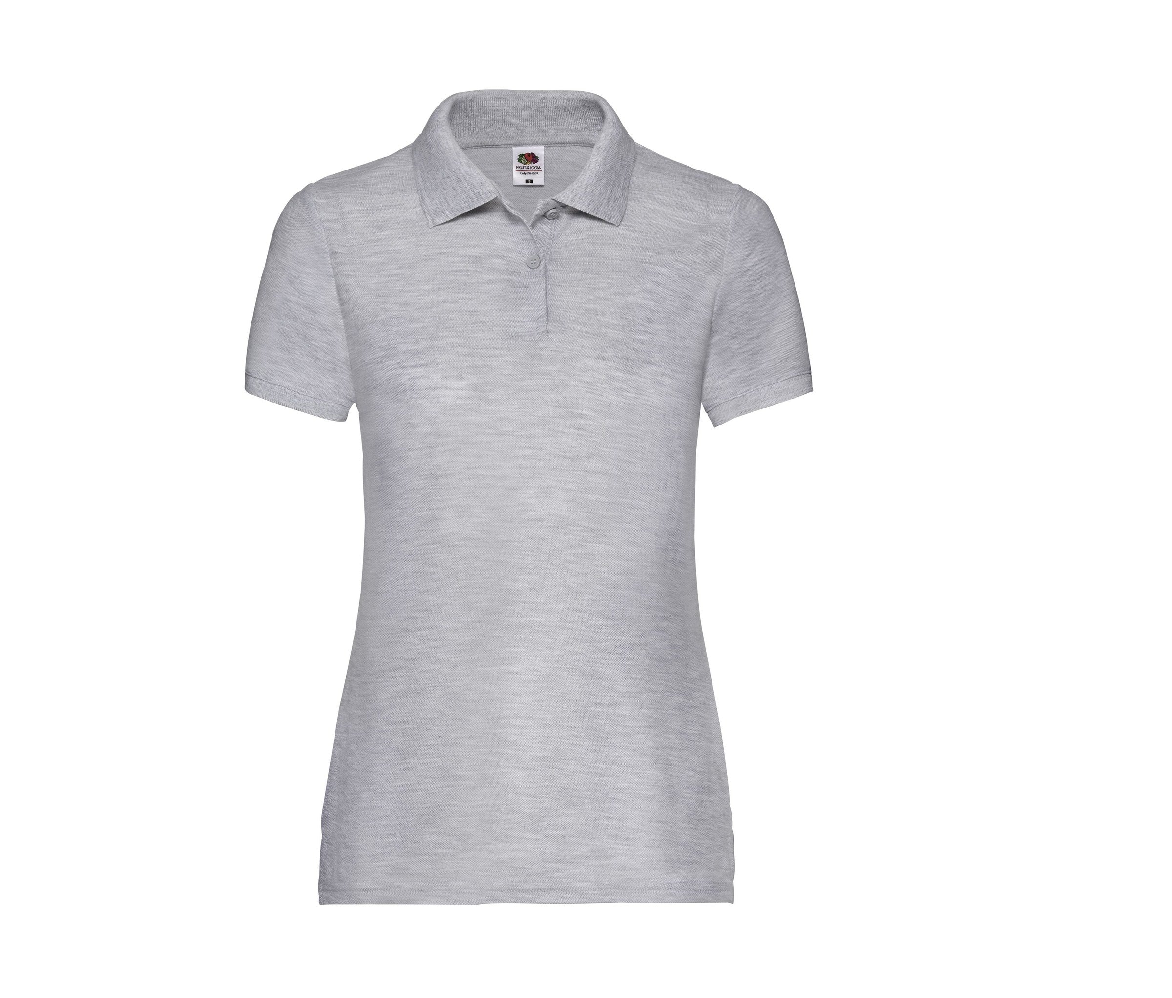 Polo Ladies 65/35 Polo Fruit of the Loom SC281 en color gris jaspeado