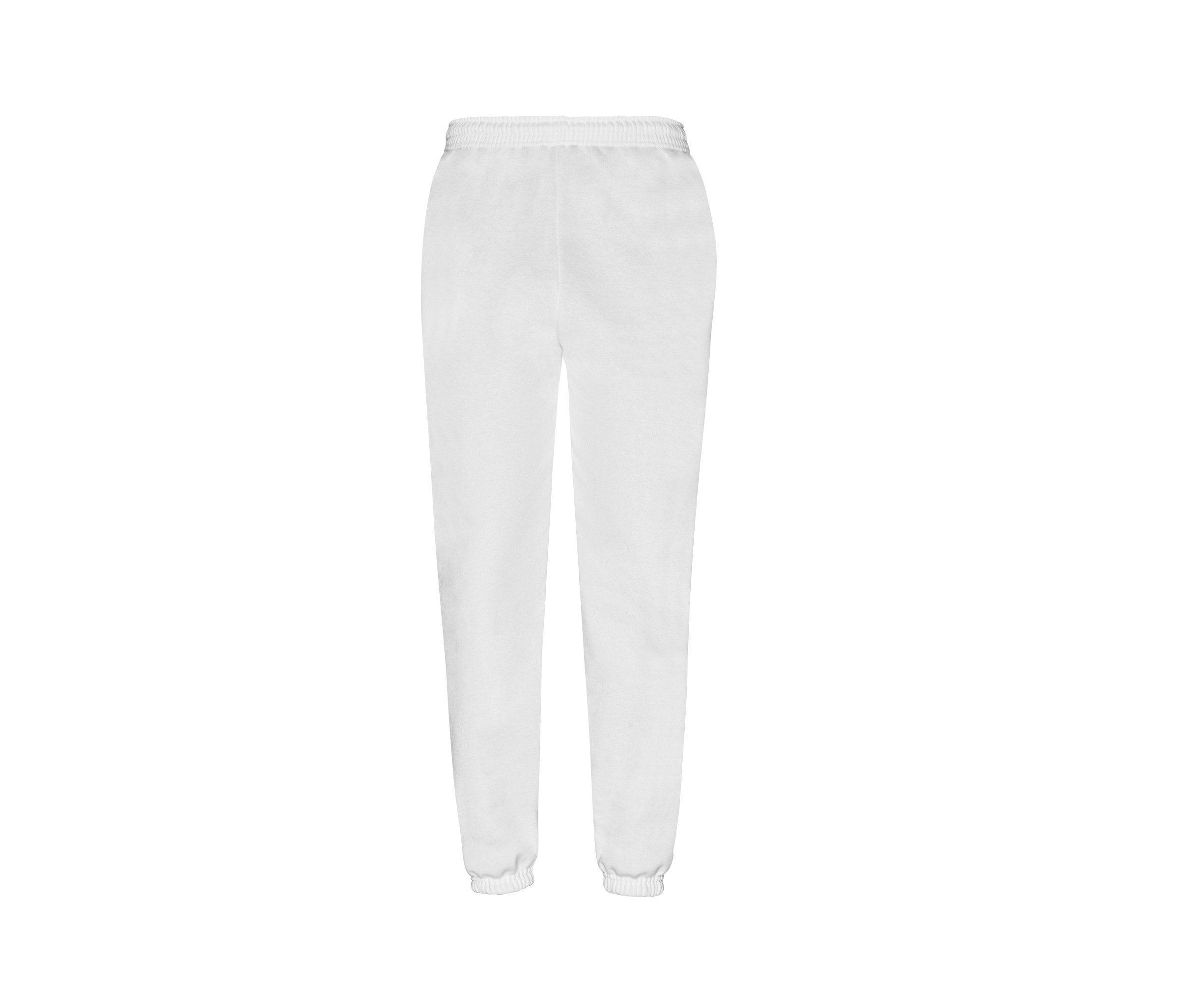 Pantalón Classic Elasticated Cuff JOG Pants Fruit of the Loom SC290 en color blanco