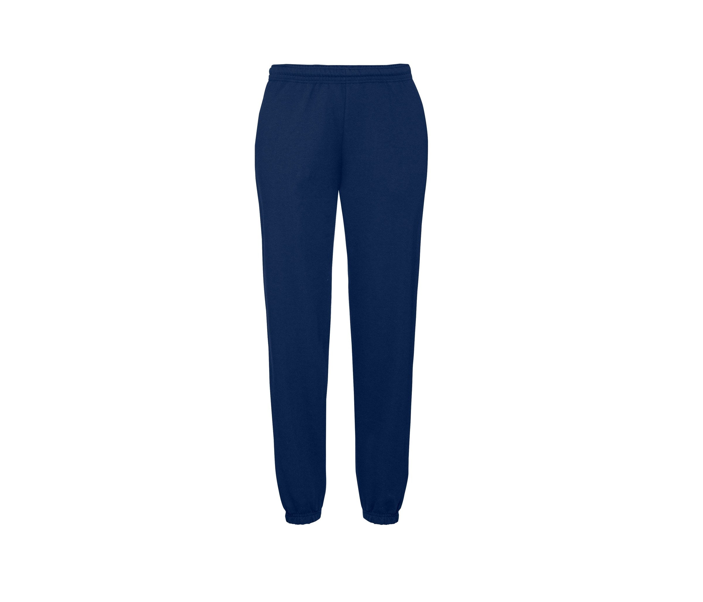 Pantalón Classic Elasticated Cuff JOG Pants Fruit of the Loom SC290 en color navy