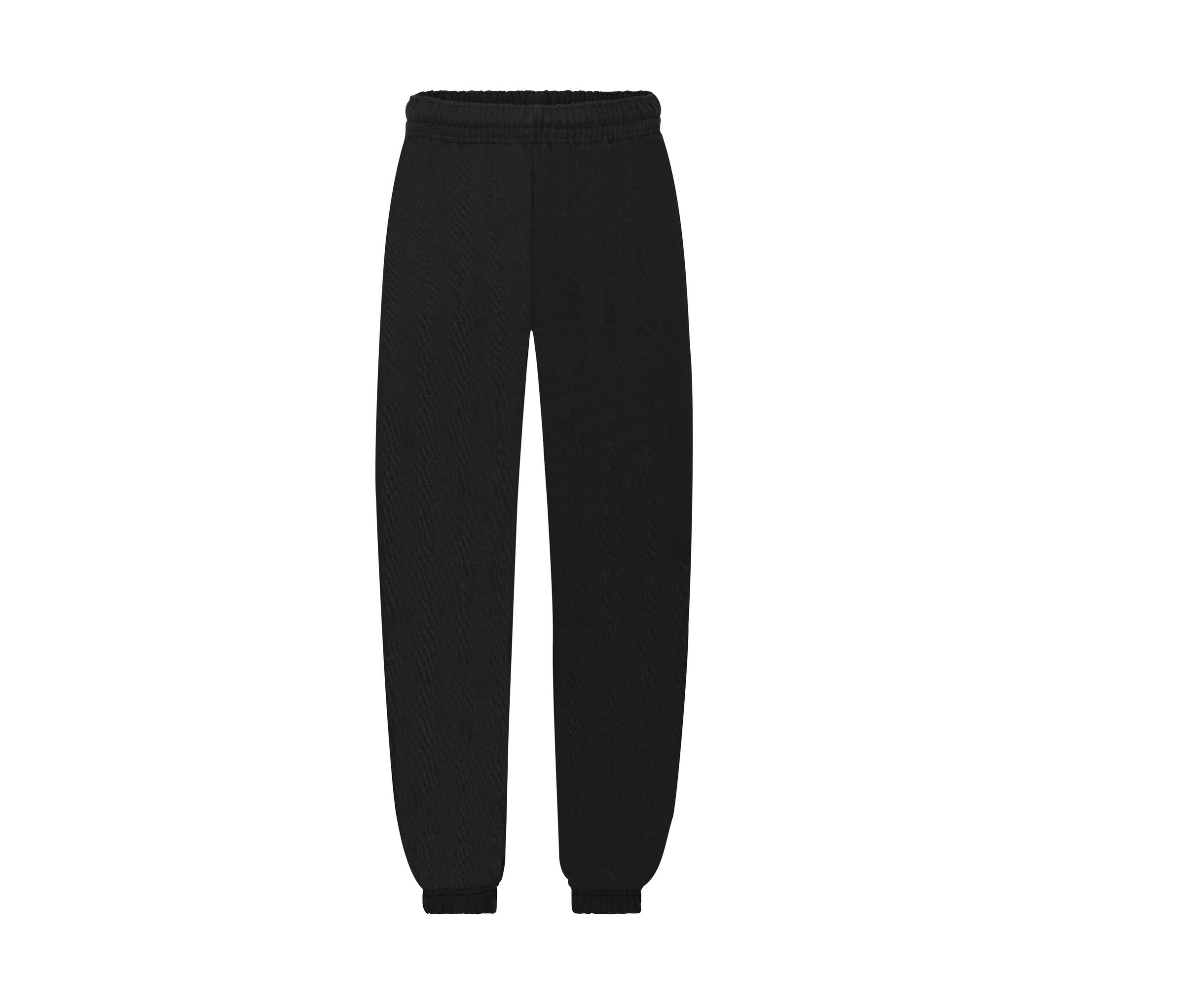 Pantalón Classic Elasticated Cuff JOG Pants Fruit of the Loom SC291 en color negro