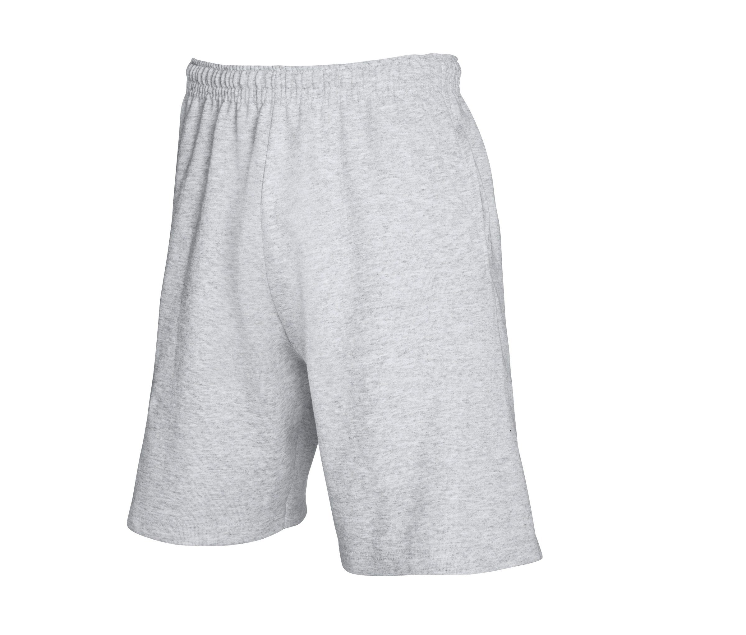 Pantalón Lightweight Shorts Fruit of the Loom SC292 en color gris jaspeado
