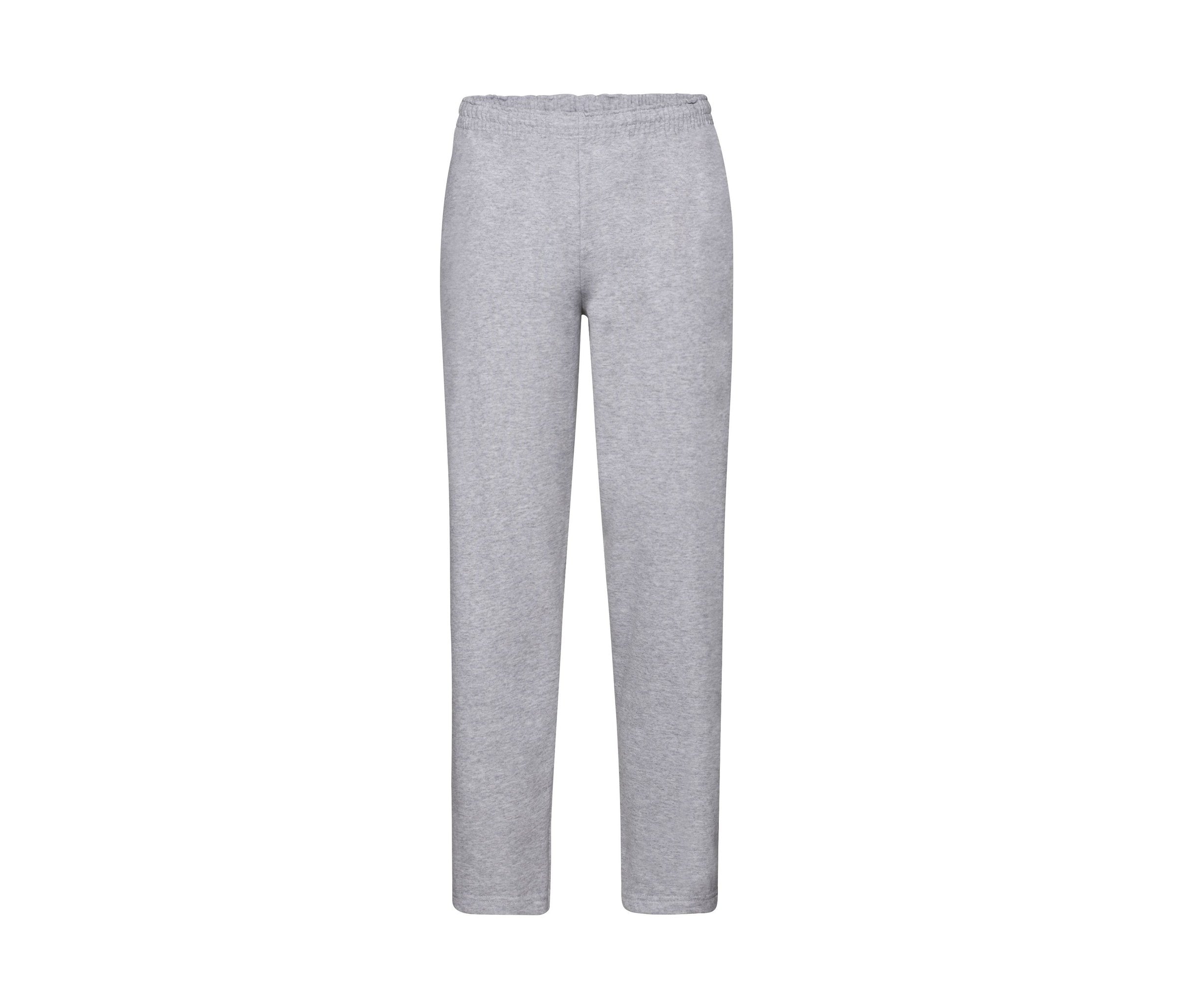 Pantalón Classic Open HEM JOG Pants Fruit of the Loom SC293 en color gris jaspeado
