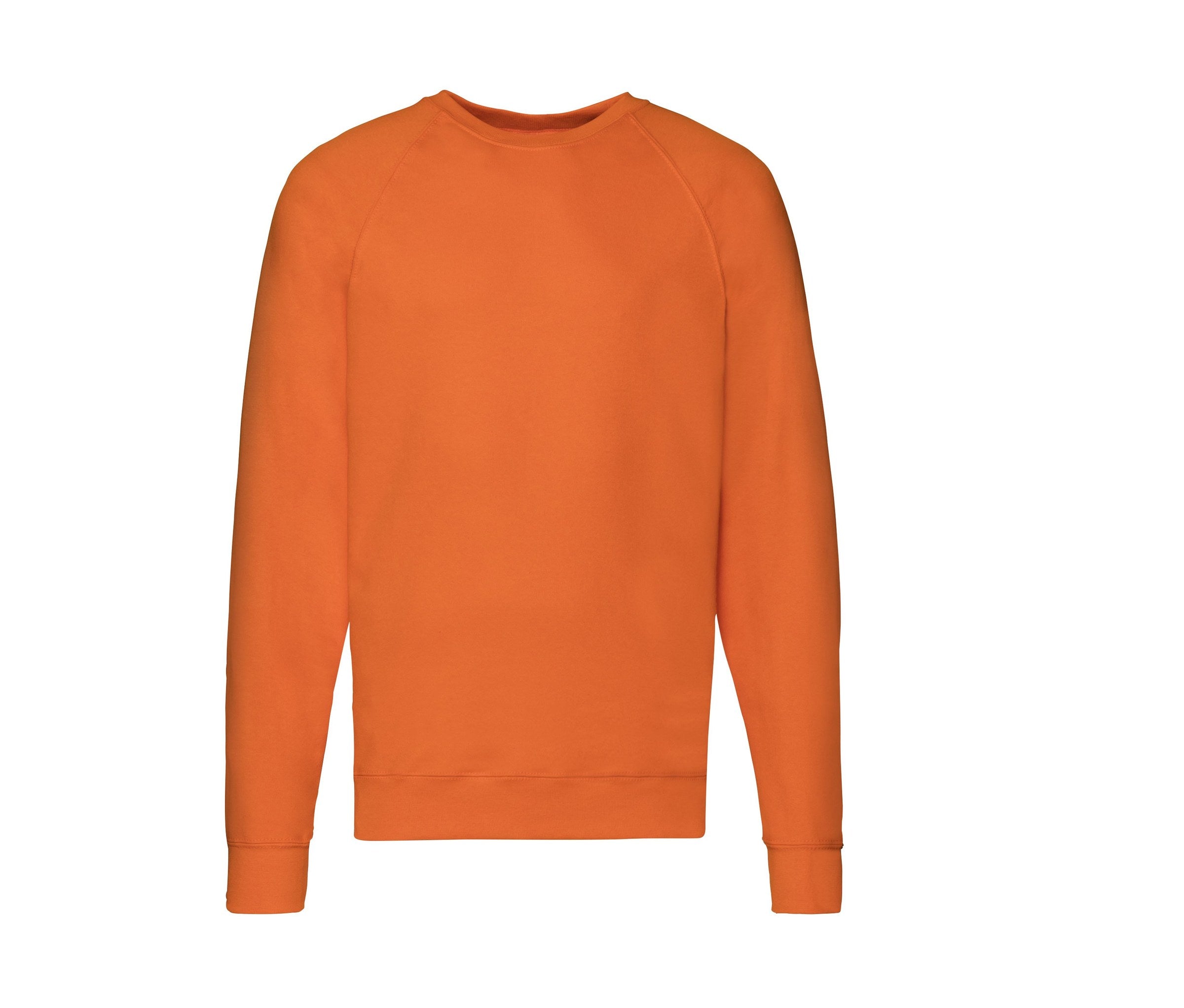 Sudadera Lightweight Raglan Sweat Fruit of the Loom SC360 en color orange