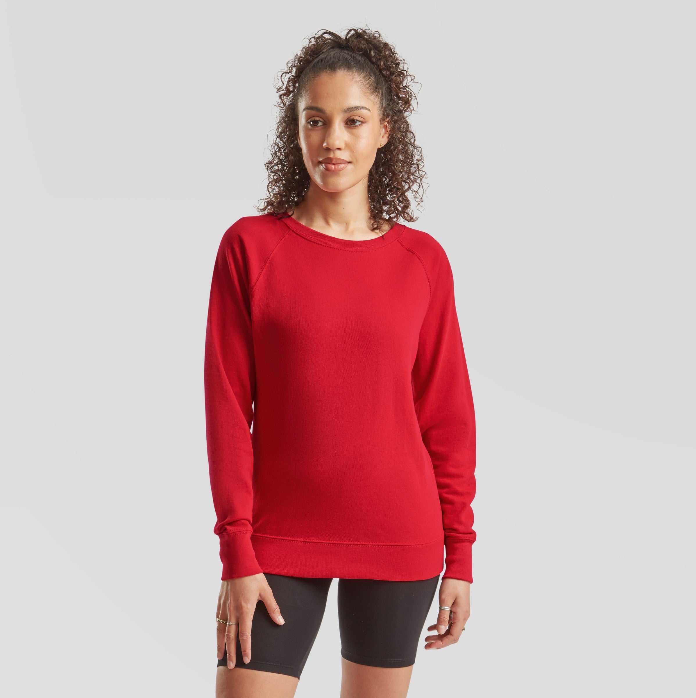 Sudadera Ladies Lightweight Raglan Sweat - Fruit of the Loom SC361