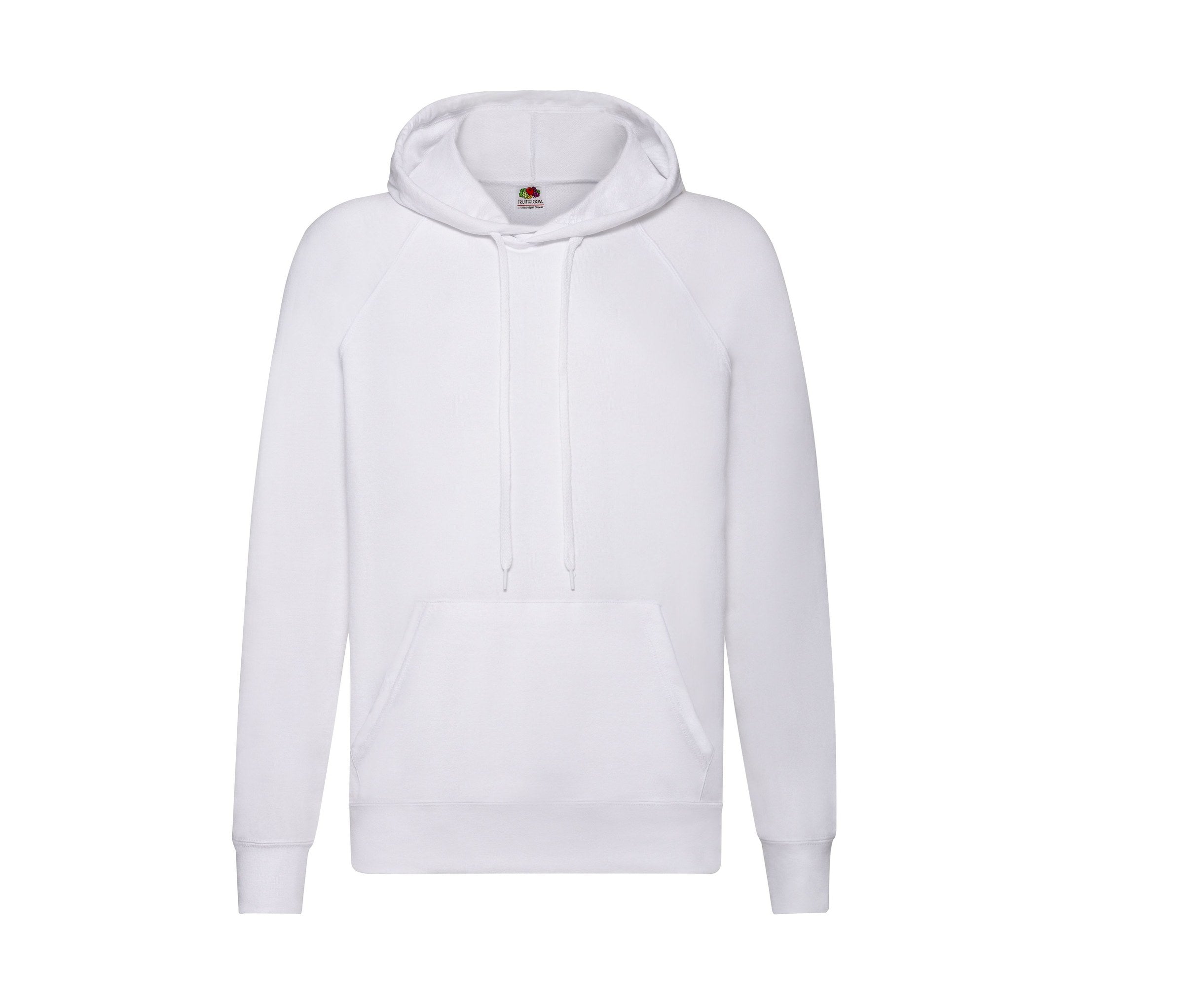 Sudadera Lightweight Hooded Sweat Fruit of the Loom SC362 en color blanco